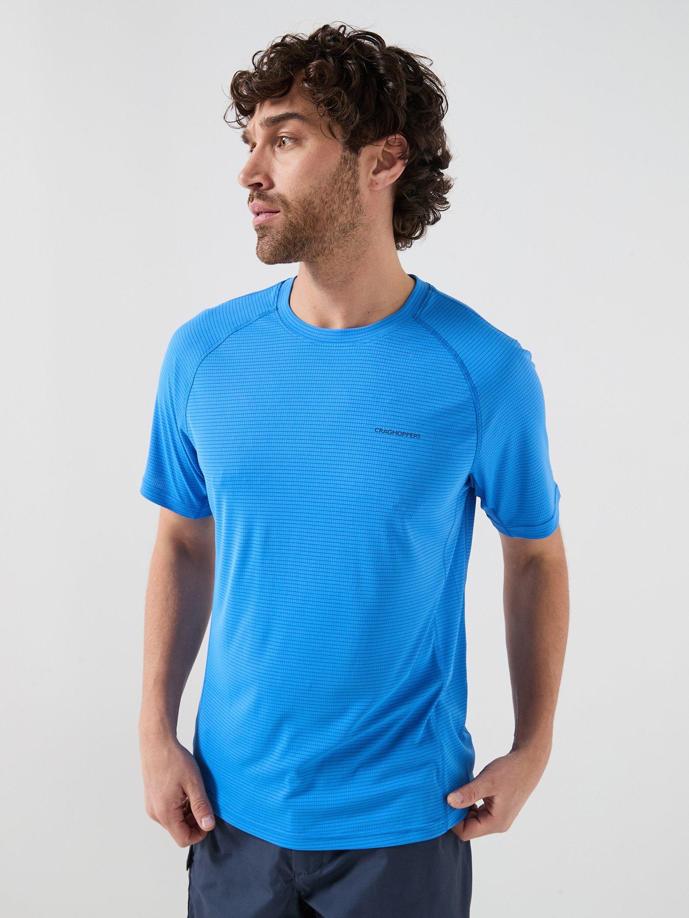 Craghoppers Mens Nosilife Solarshield+ T-shirt - Blue