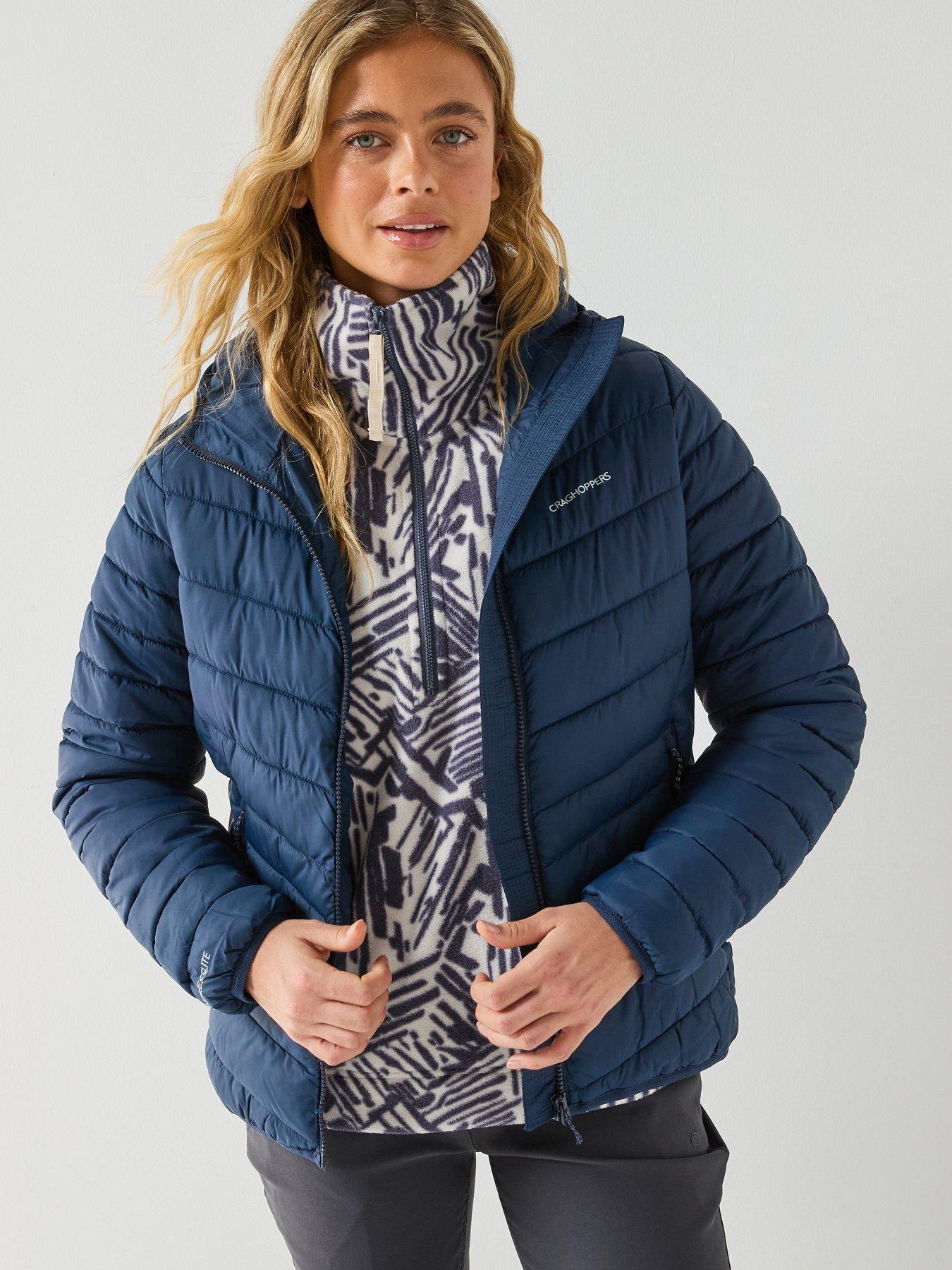 Craghoppers Womens Compresslite IX Hooded Insulated Jacket - Navy