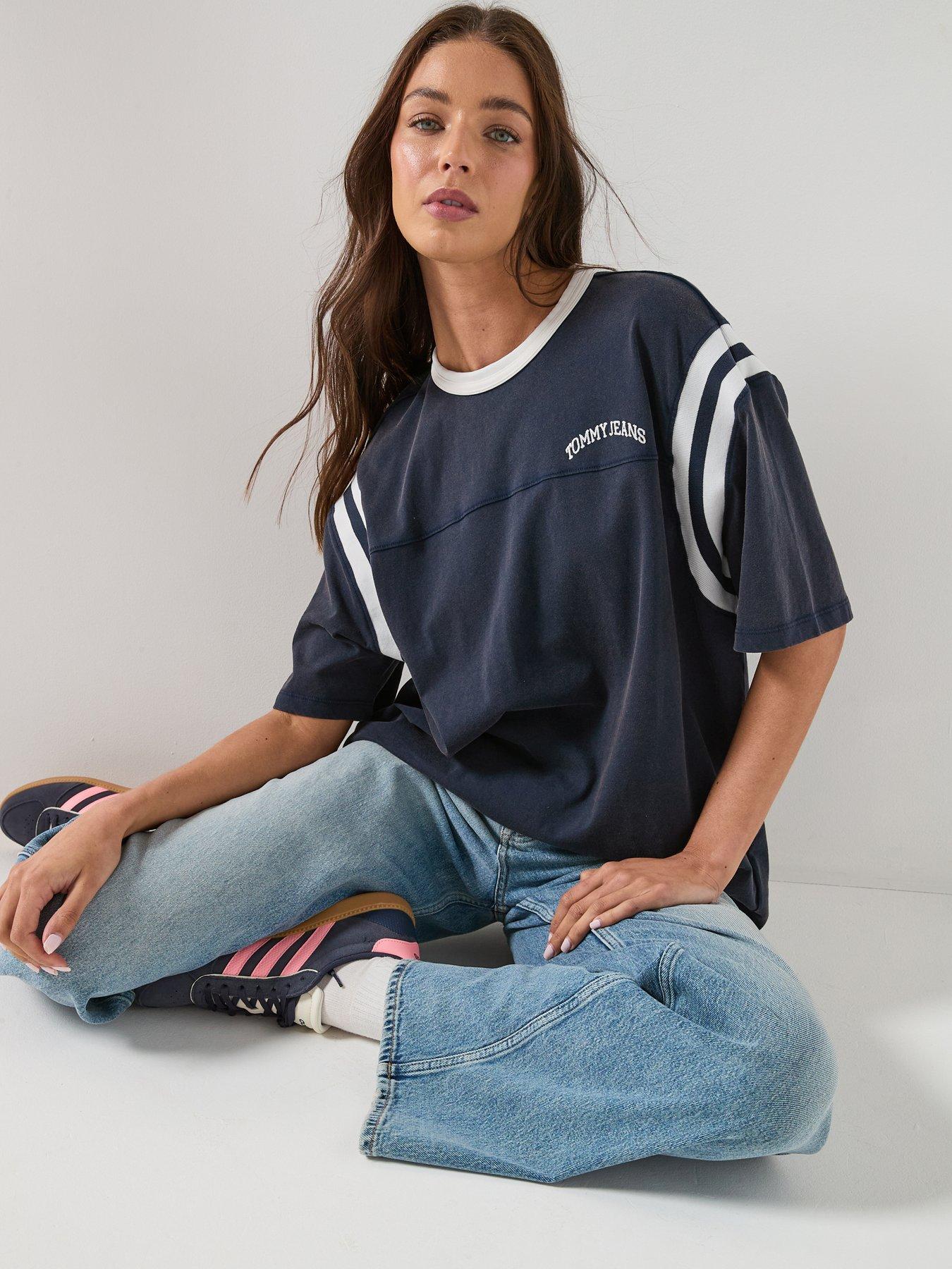  image of tommy-jeans-varsity-short-sleeve-top-navy