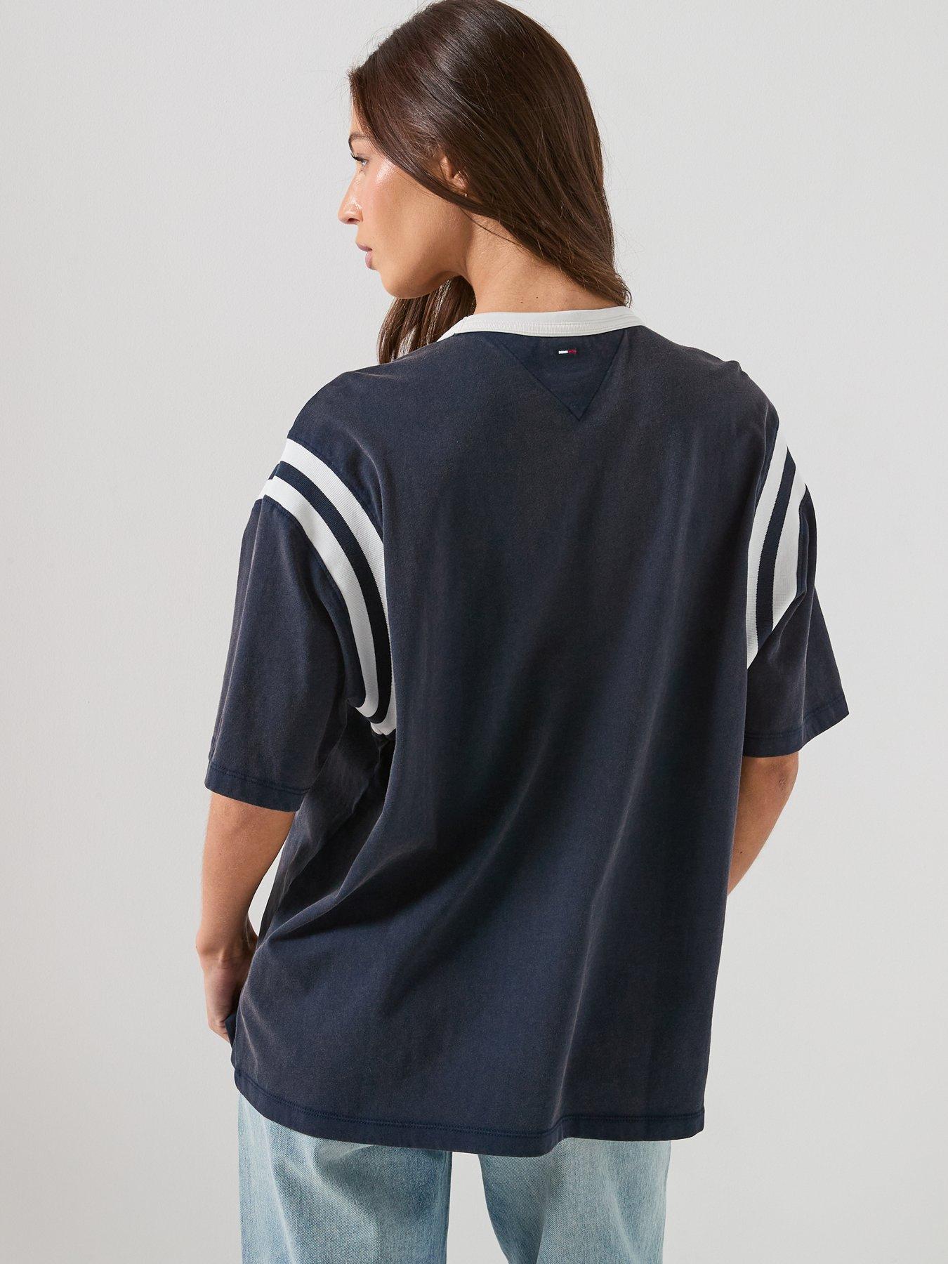  image of tommy-jeans-varsity-short-sleeve-top-navy