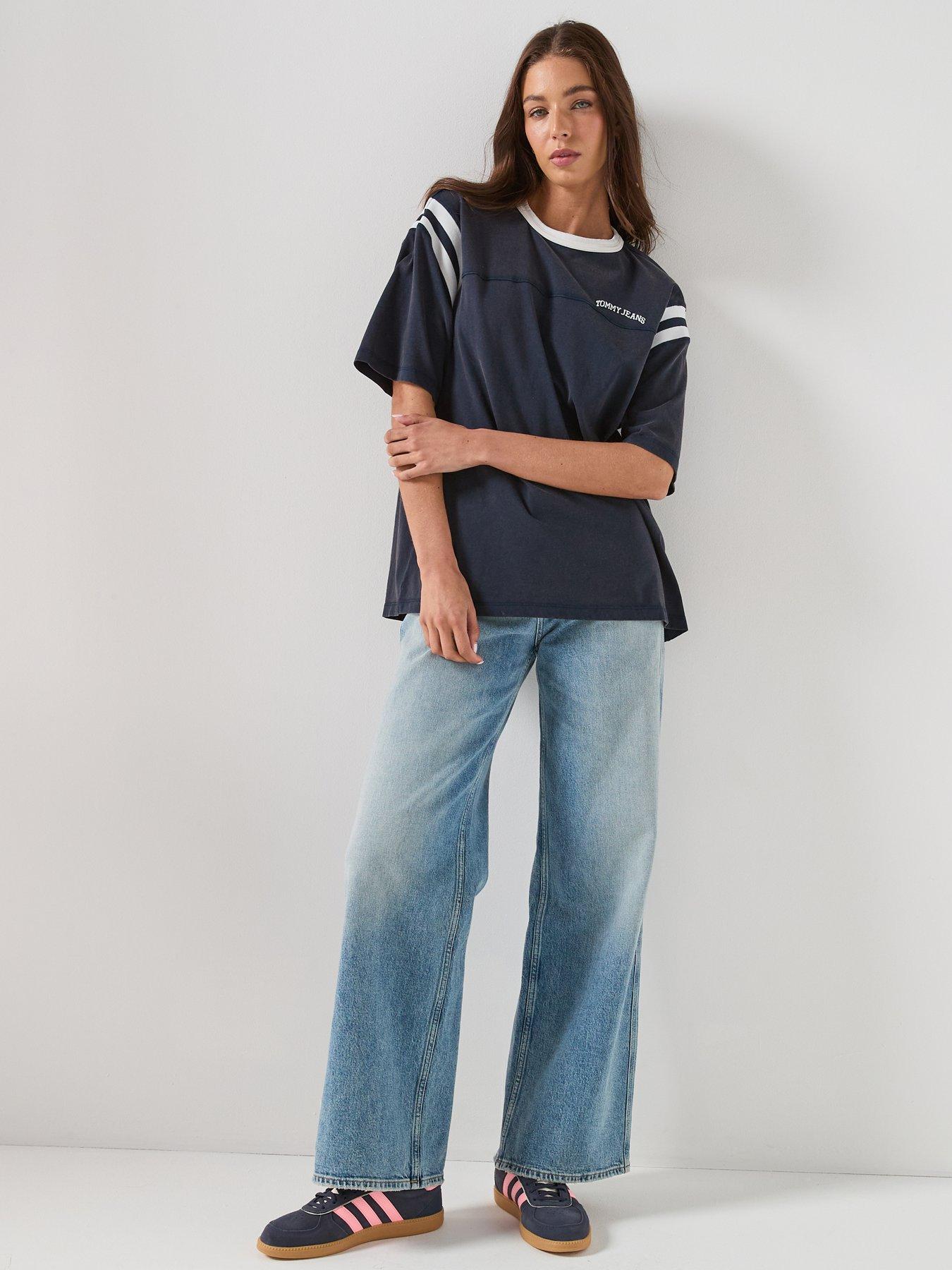  image of tommy-jeans-varsity-short-sleeve-top-navy
