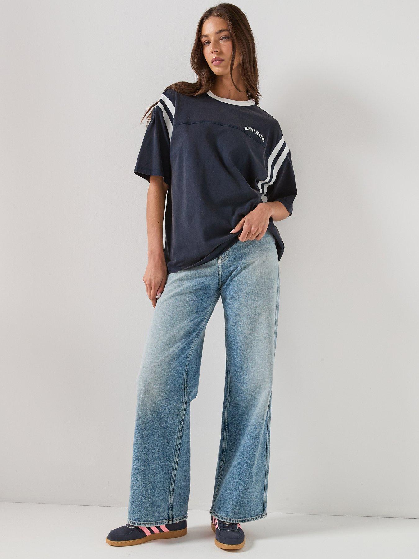  image of tommy-jeans-varsity-short-sleeve-top-navy