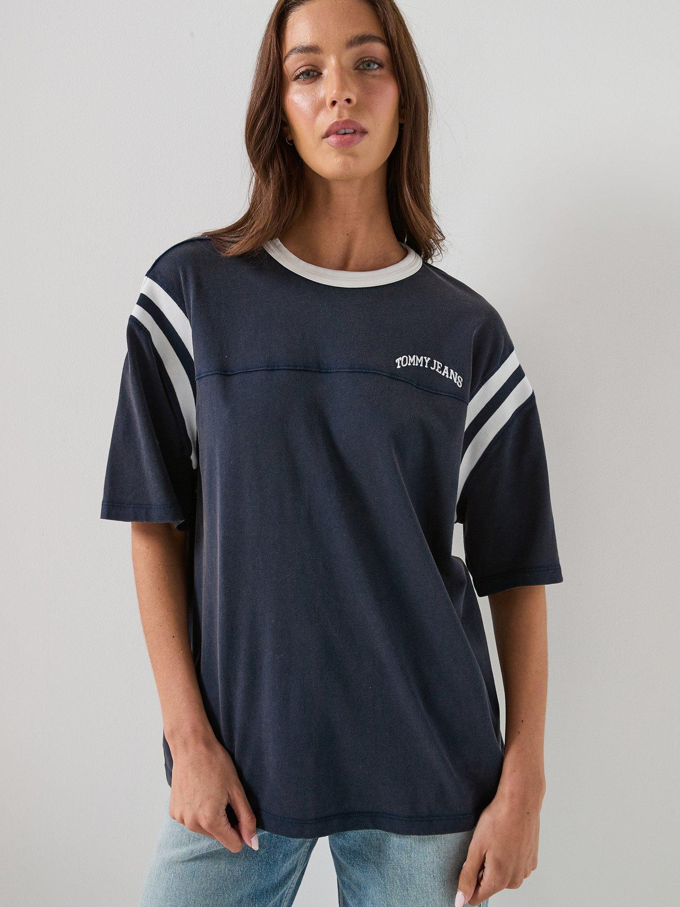  image of tommy-jeans-varsity-short-sleeve-top-navy
