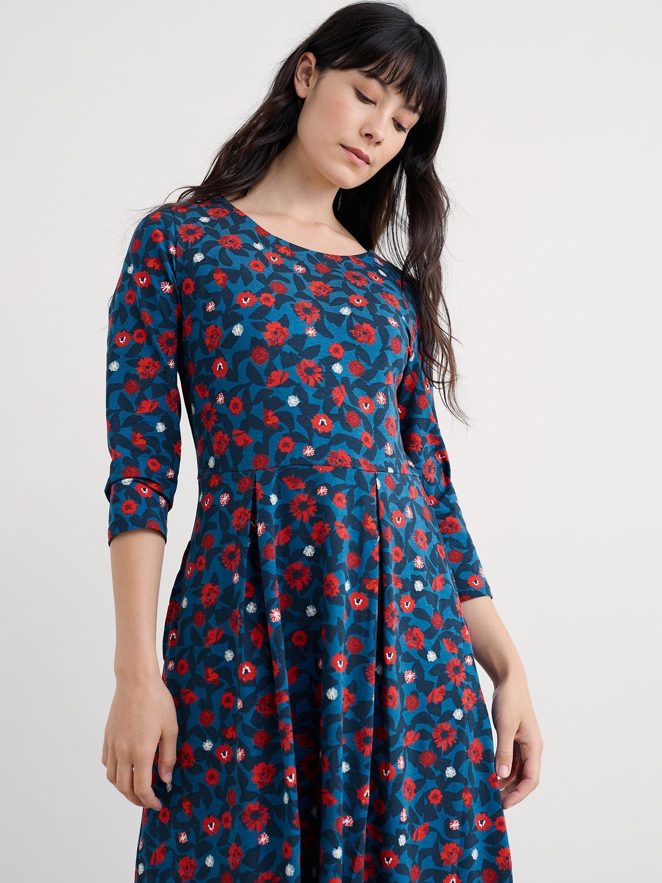  image of seasalt-cornwall-veronica-dress-purple
