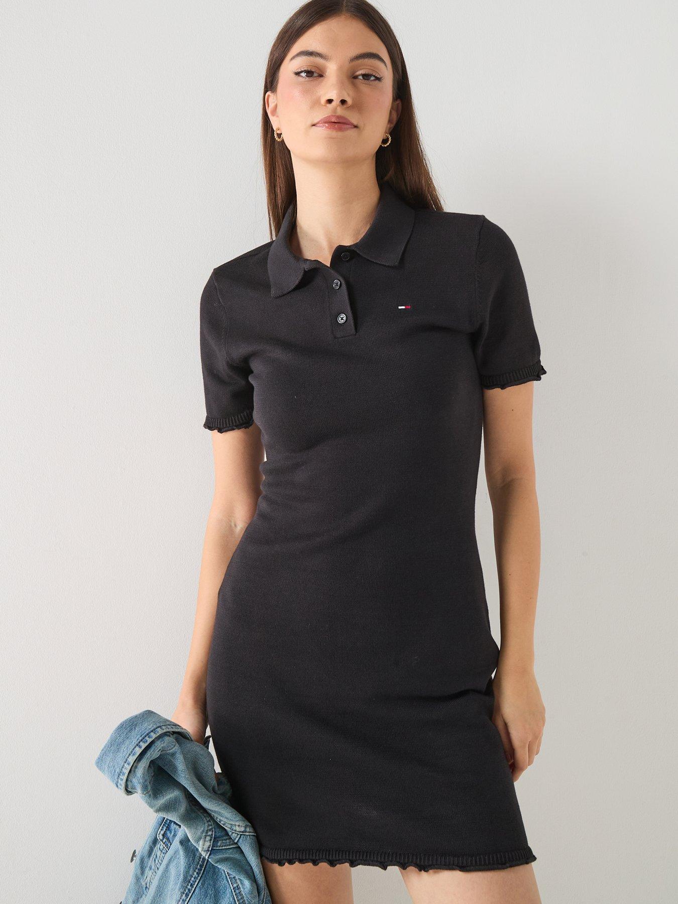 Tommy Jeans Short Sleeve Lettuce Polo Dres