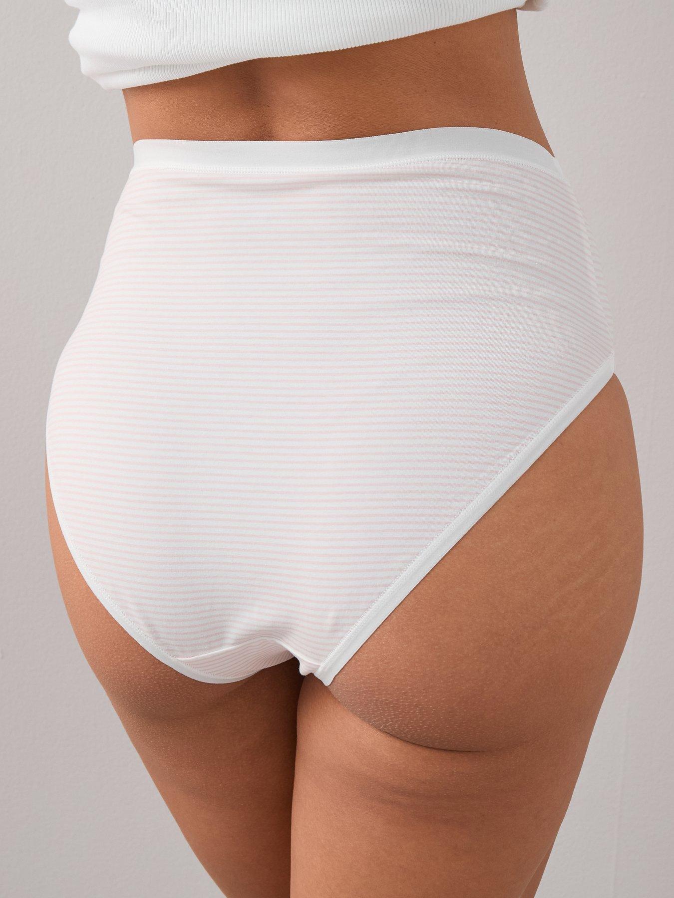 Image 3 of 6 of The Very Collection 5Pk Cotton High Waist Plain Knickers - Multi