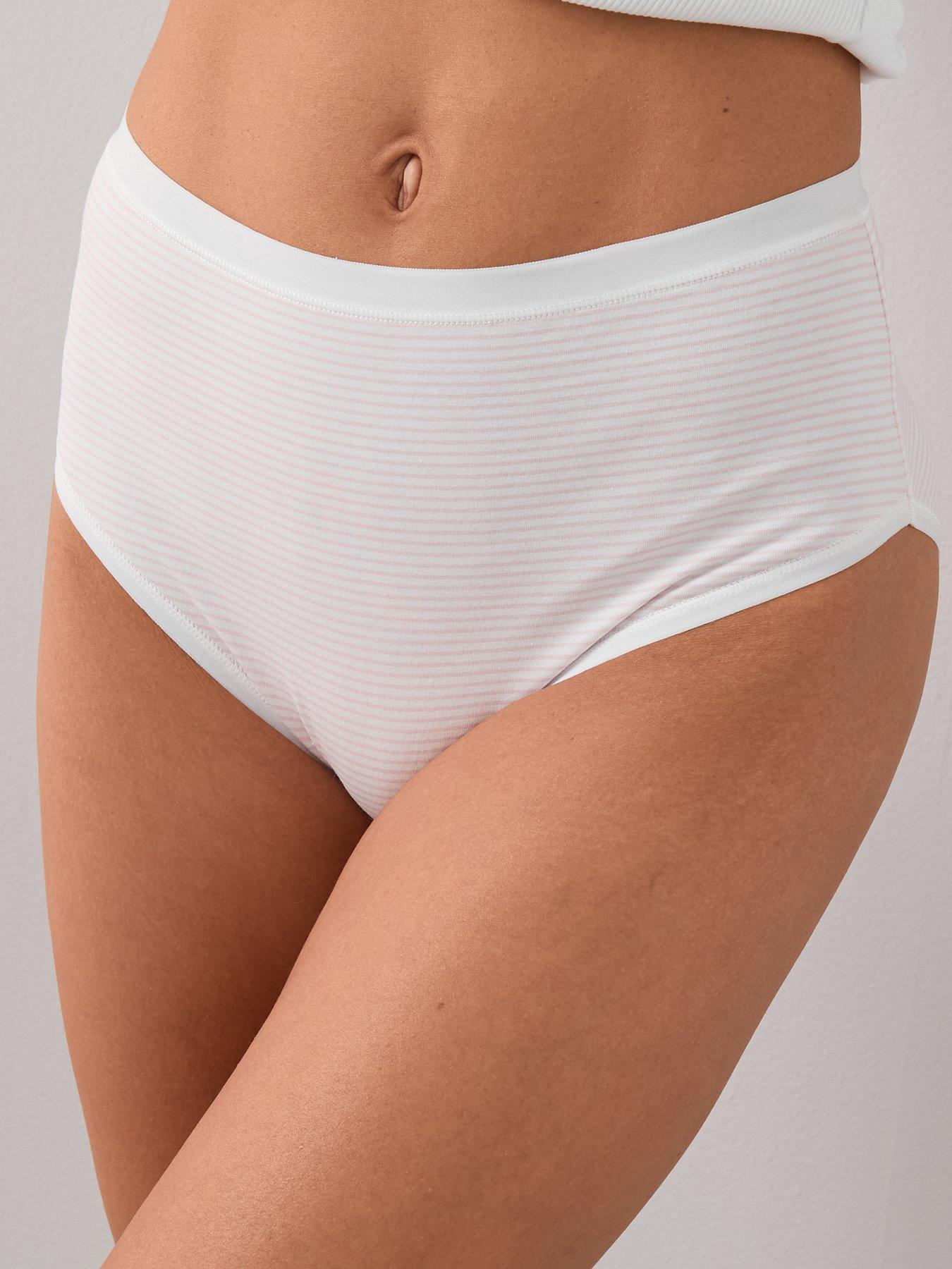 Image 6 of 6 of The Very Collection 5Pk Cotton High Waist Plain Knickers - Multi