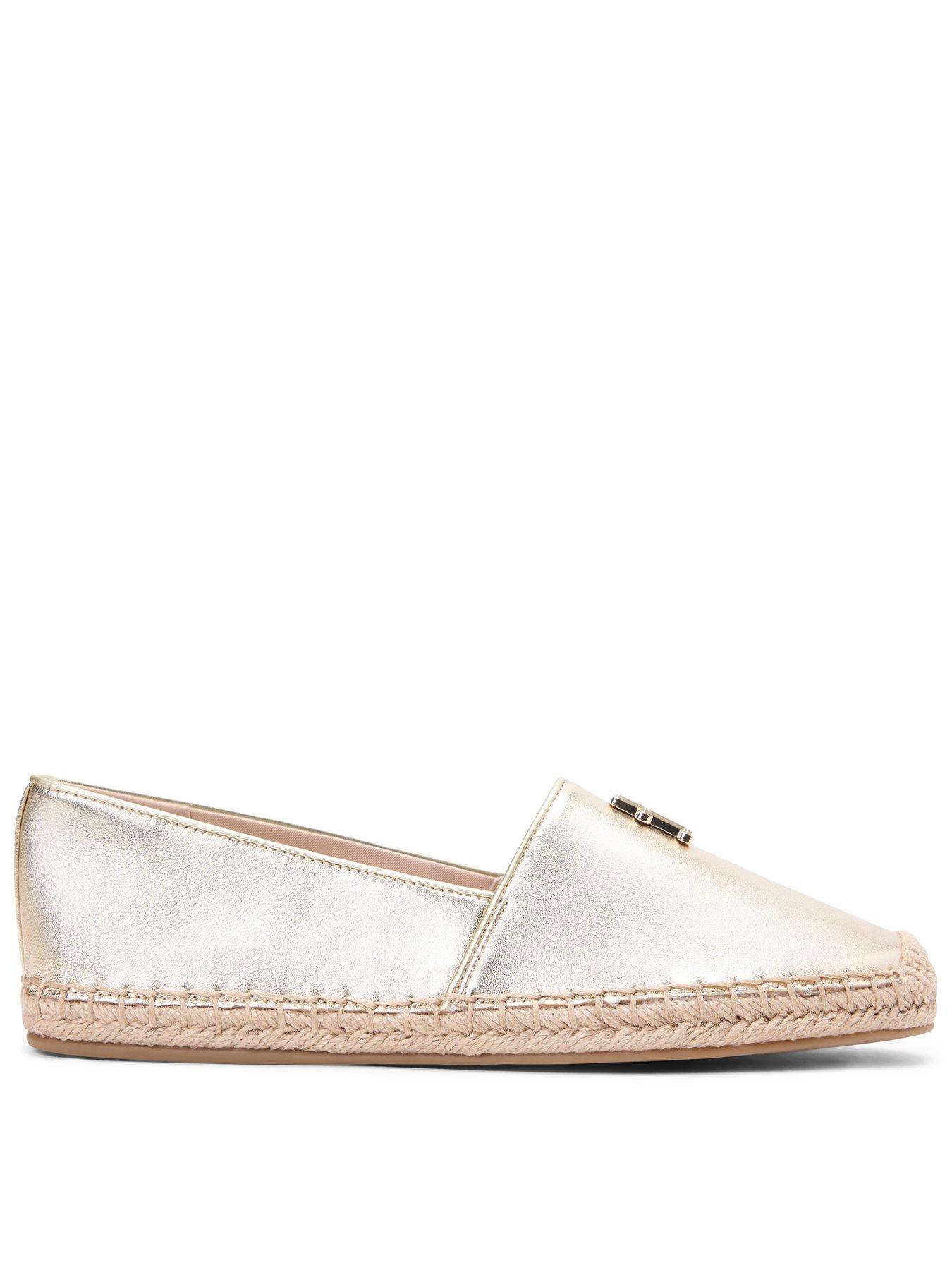 Tommy Hilfiger Logo Gold Espadrille Shoes