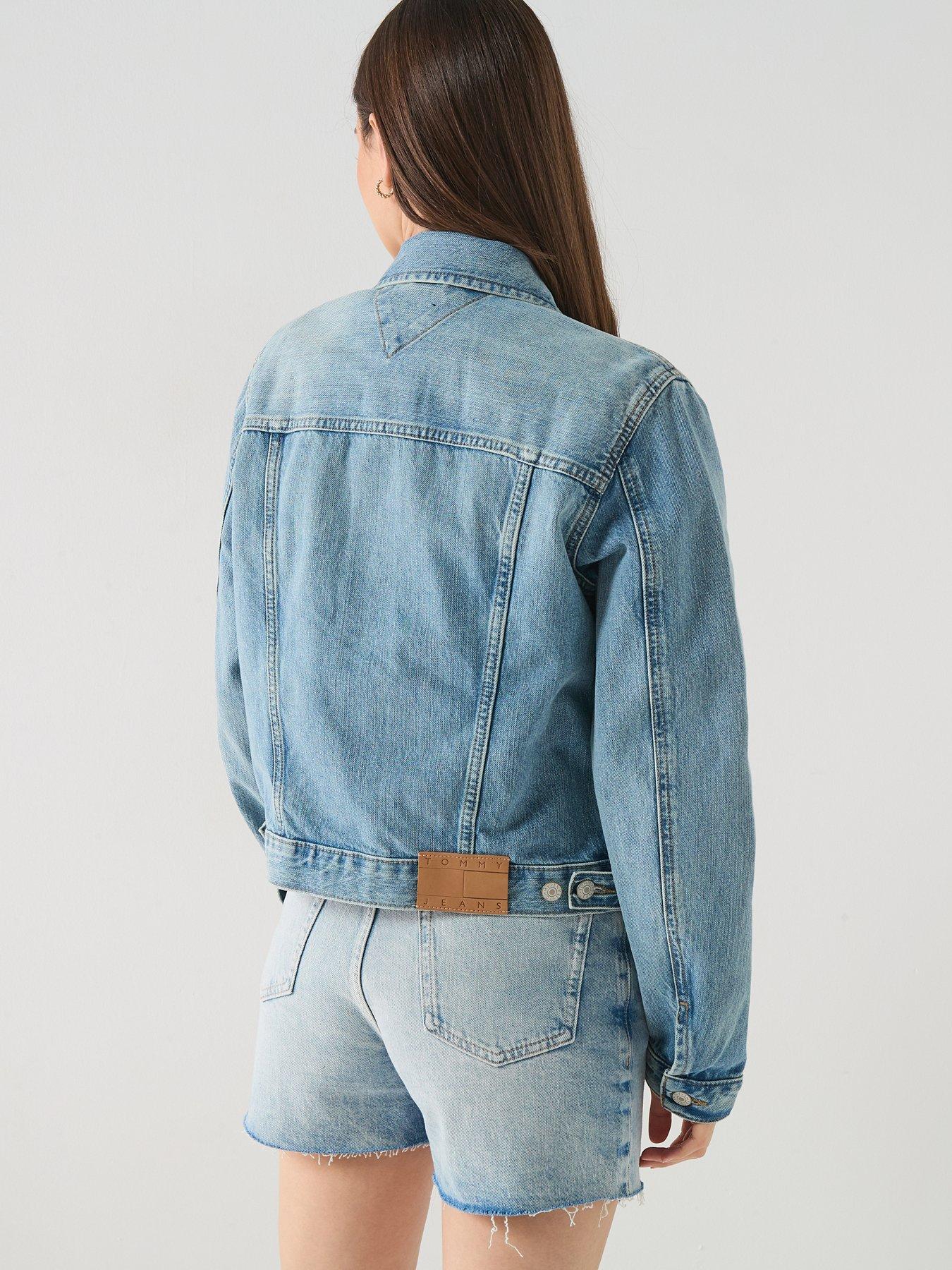 Image 2 of 6 of Tommy Jeans Denim Trucker Jacket - Light D
