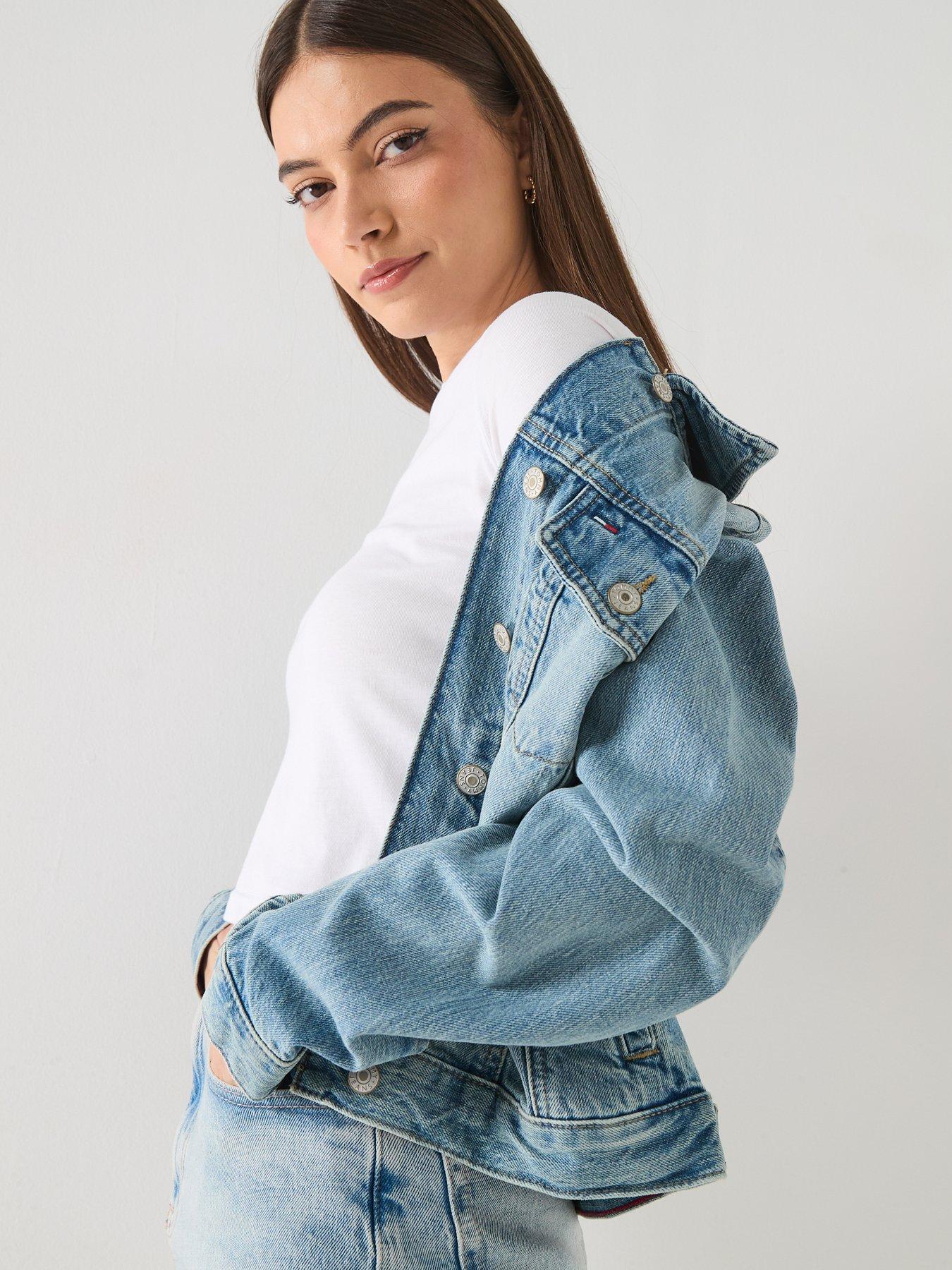 Image 5 of 6 of Tommy Jeans Denim Trucker Jacket - Light D