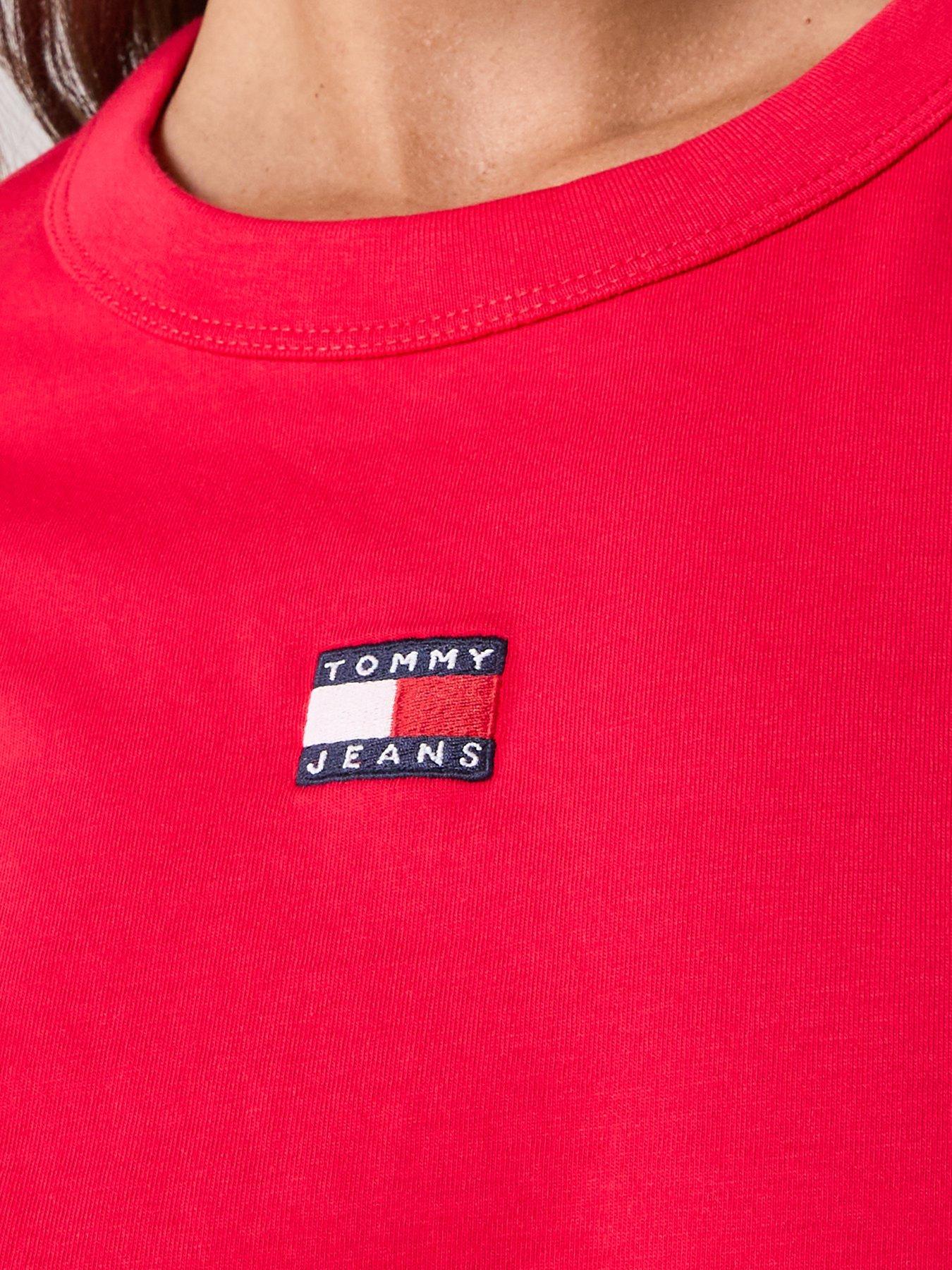  image of tommy-jeans-boxy-flag-t-shirt-red