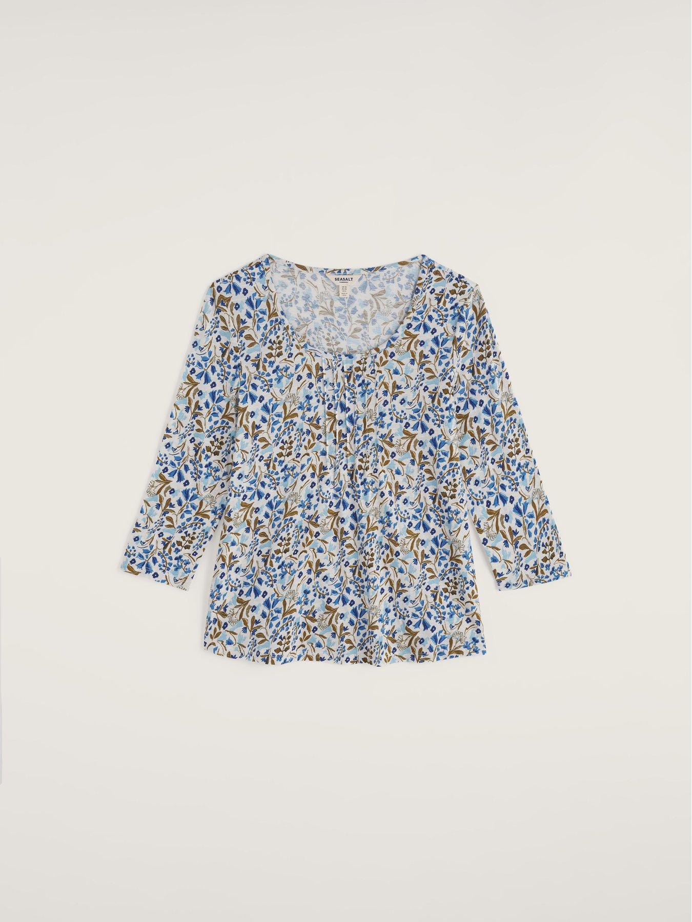  image of seasalt-cornwall-penhollow-top-white