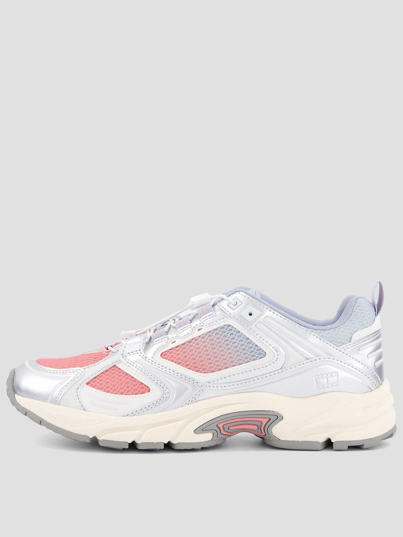 Tommy Jeans Jean Runner Mesh Trainer - Silver