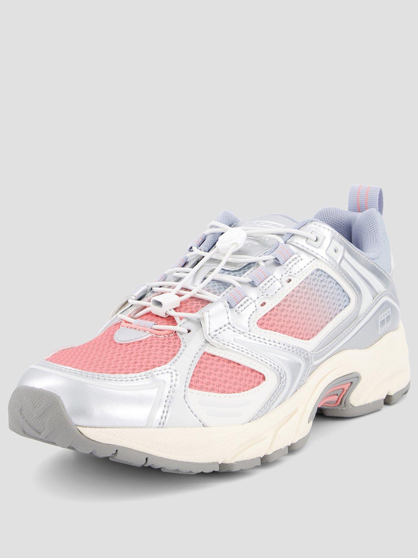  image of tommy-jeans-jean-runner-mesh-trainer-silver