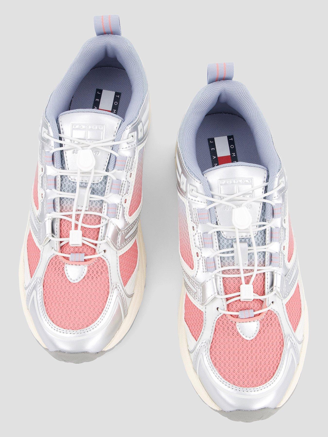  image of tommy-jeans-jean-runner-mesh-trainer-silver