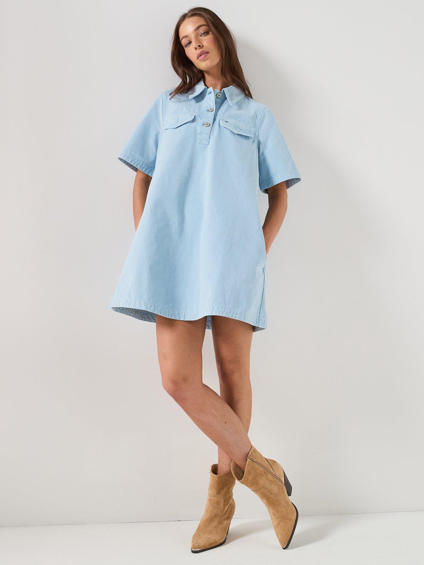 Tommy Jeans A-line Dress - Blue