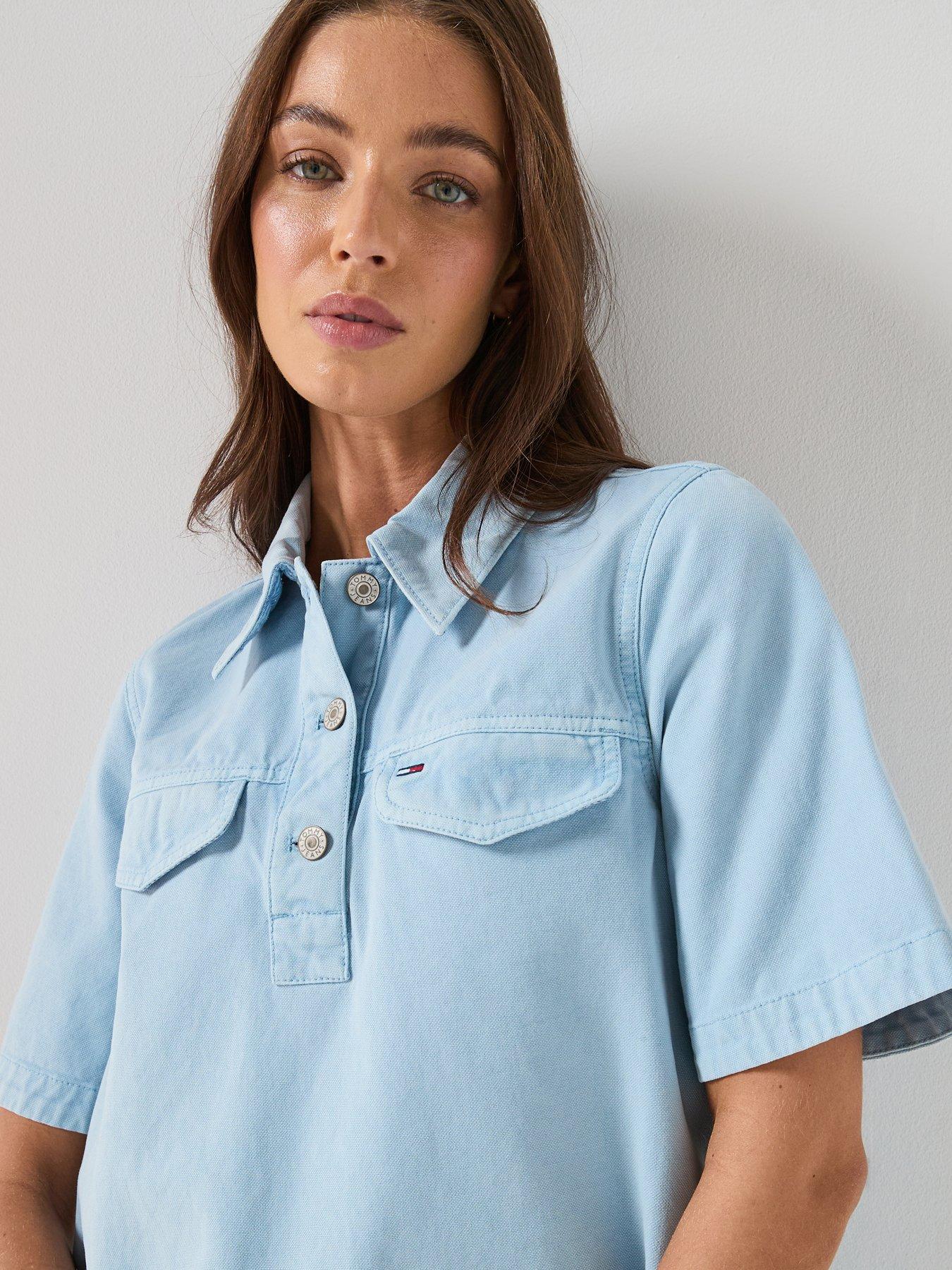 Image 4 of 4 of Tommy Jeans A-line Dress - Blue