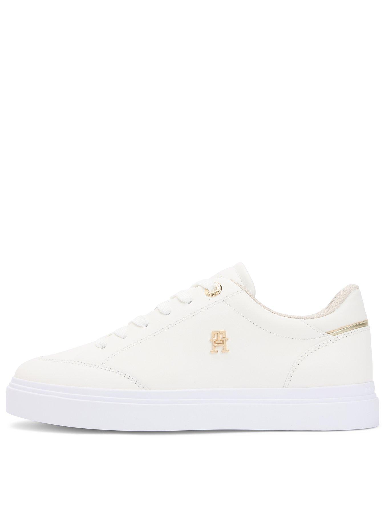  image of tommy-hilfiger-th-chic-cupsole-trainers-white