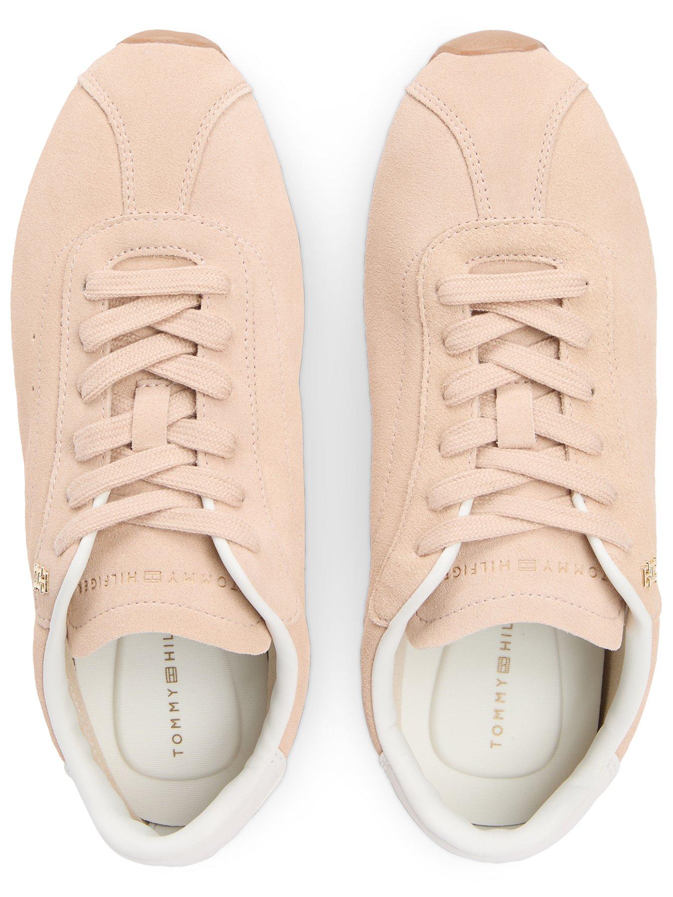  image of tommy-hilfiger-th-bella-low-runner-suede-pink