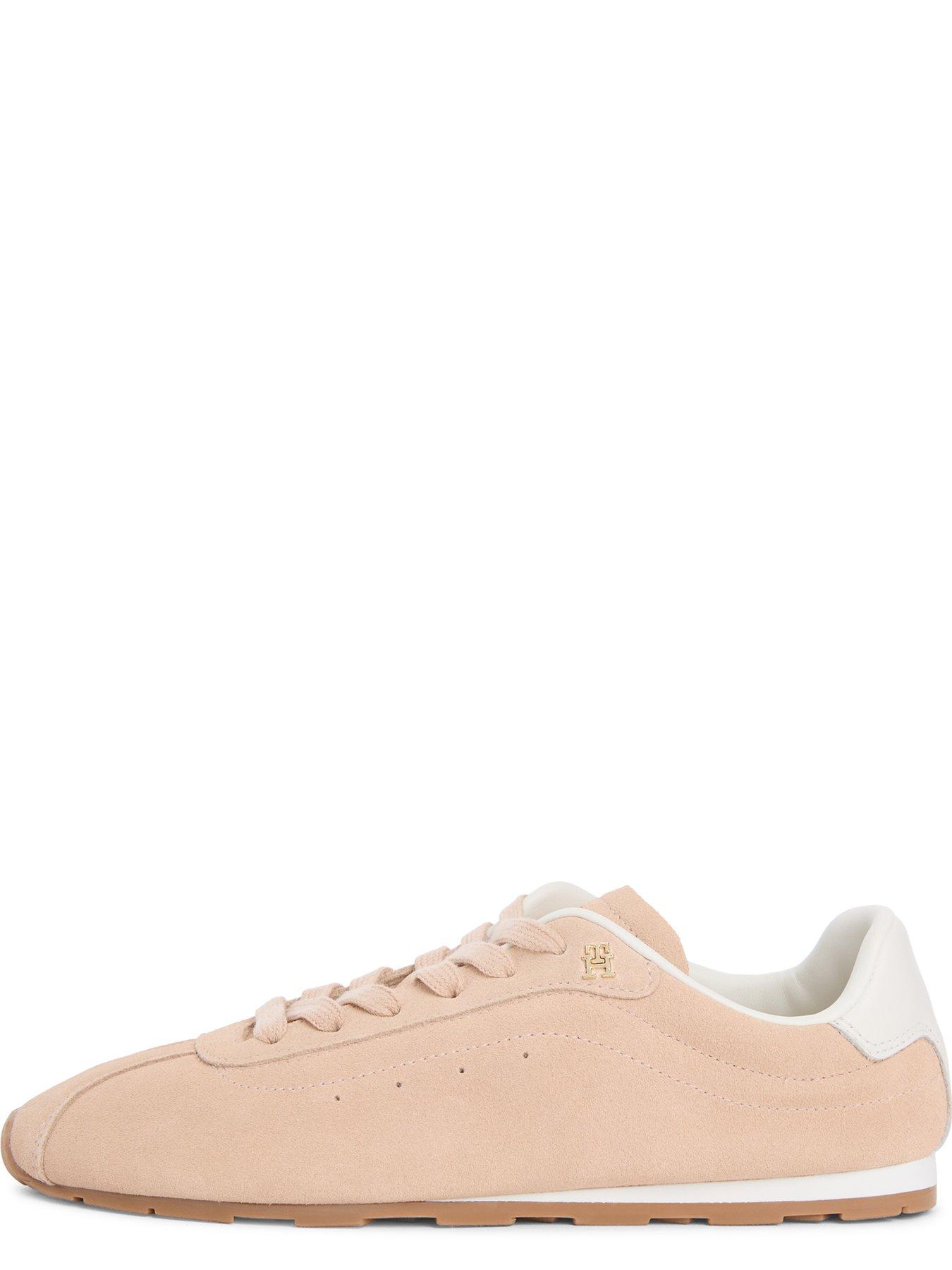  image of tommy-hilfiger-th-bella-low-runner-suede-pink