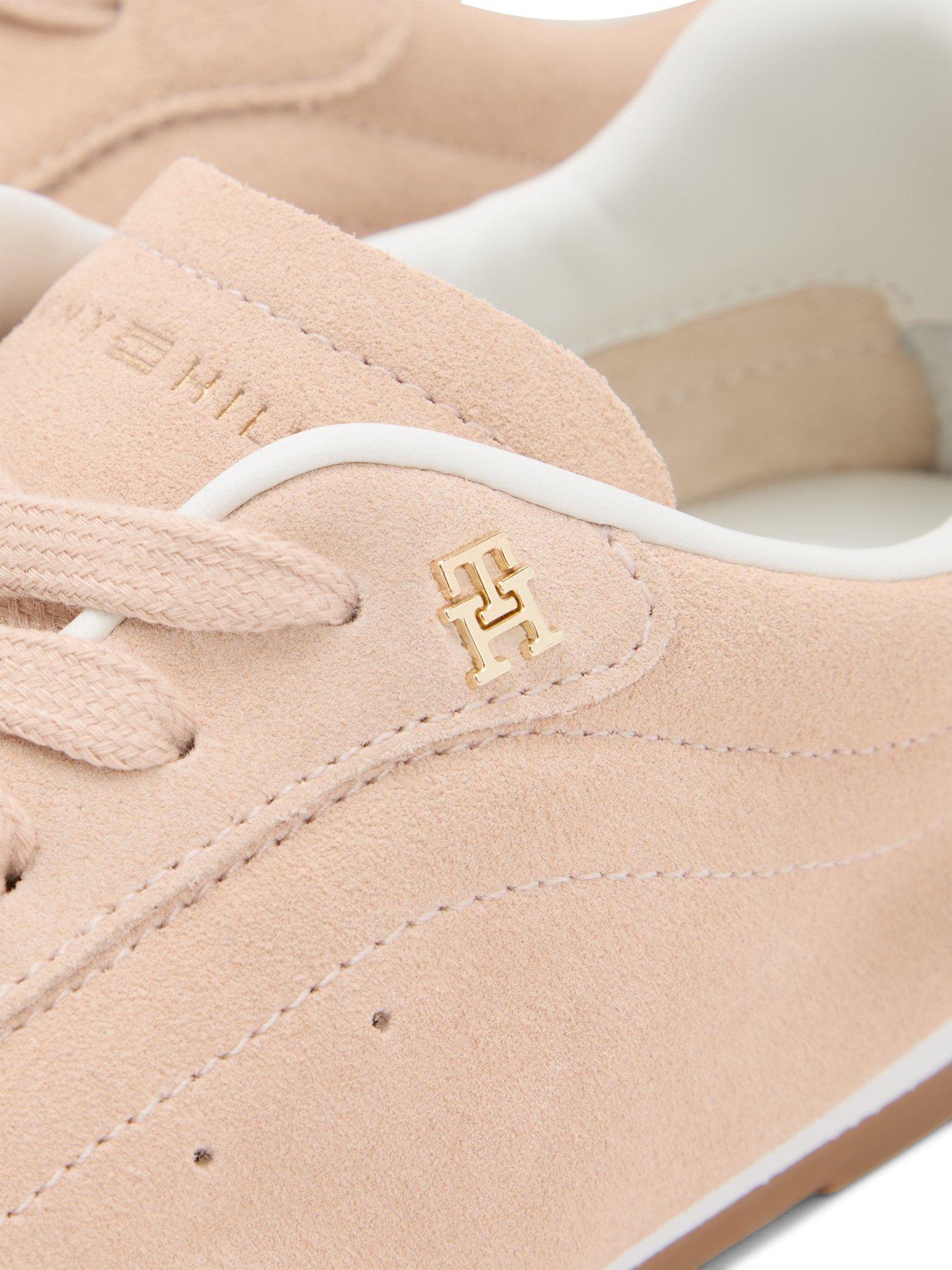 image of tommy-hilfiger-th-bella-low-runner-suede-pink