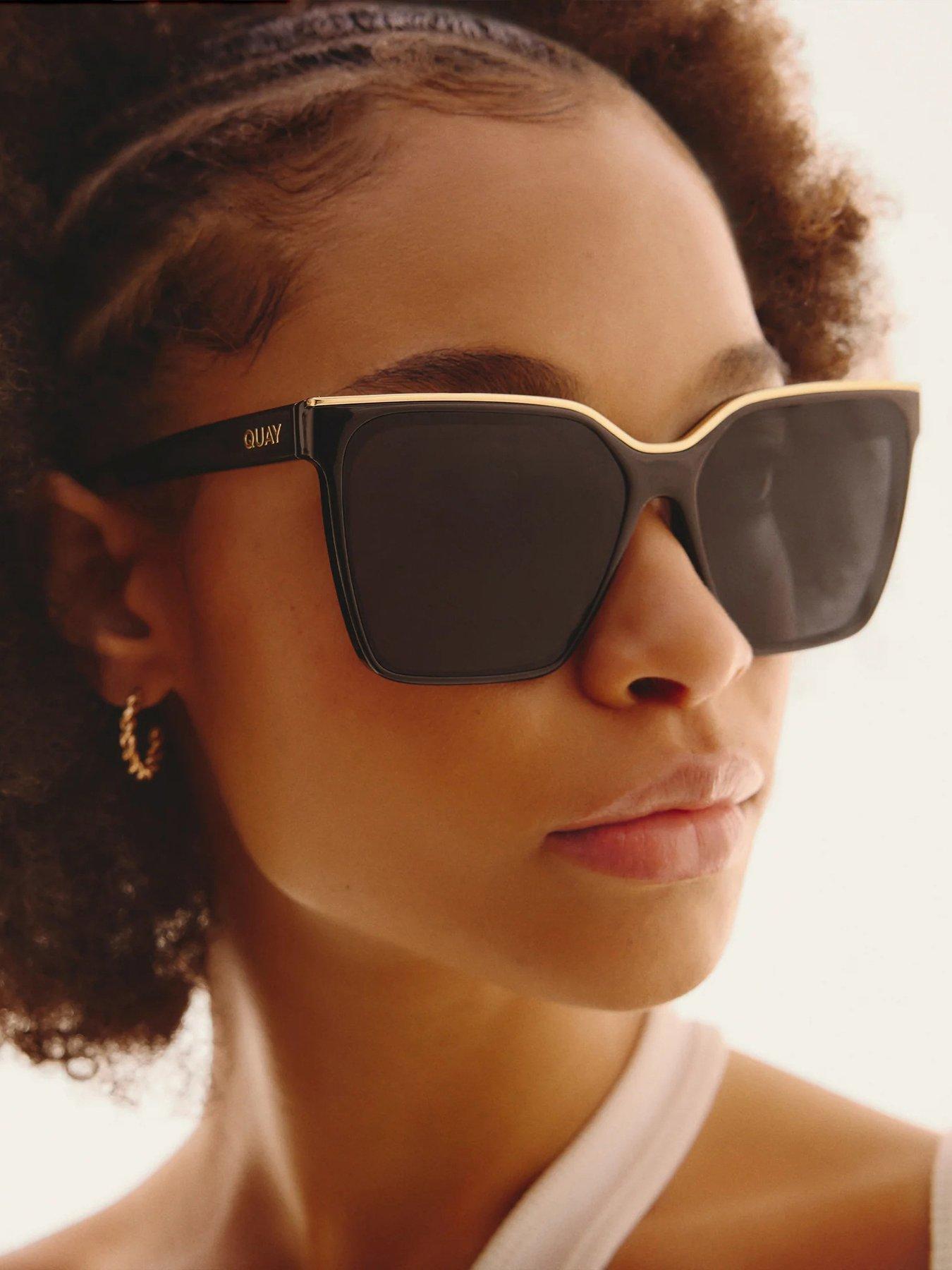 Image 2 of 7 of QUAY AUSTRALIA Level Up Sunglasses - Black