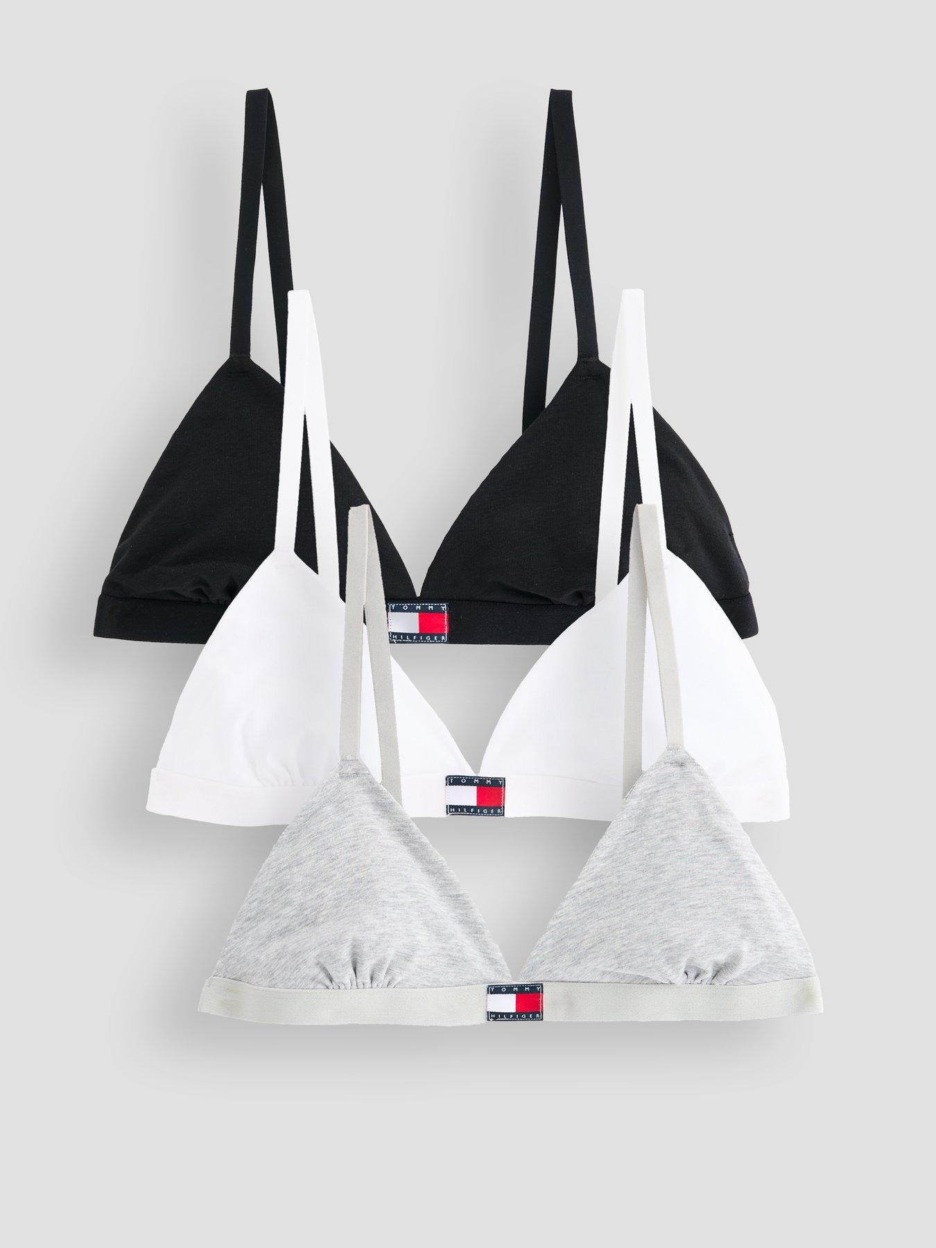 Tommy Hilfiger 3 Pack Triangle Bra - Multi