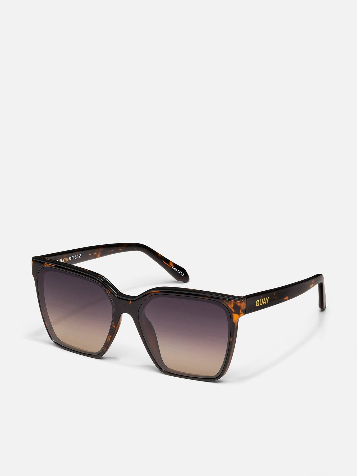 QUAY AUSTRALIA Level Up Polarised-tort Gold/smoke Taupe Polarized