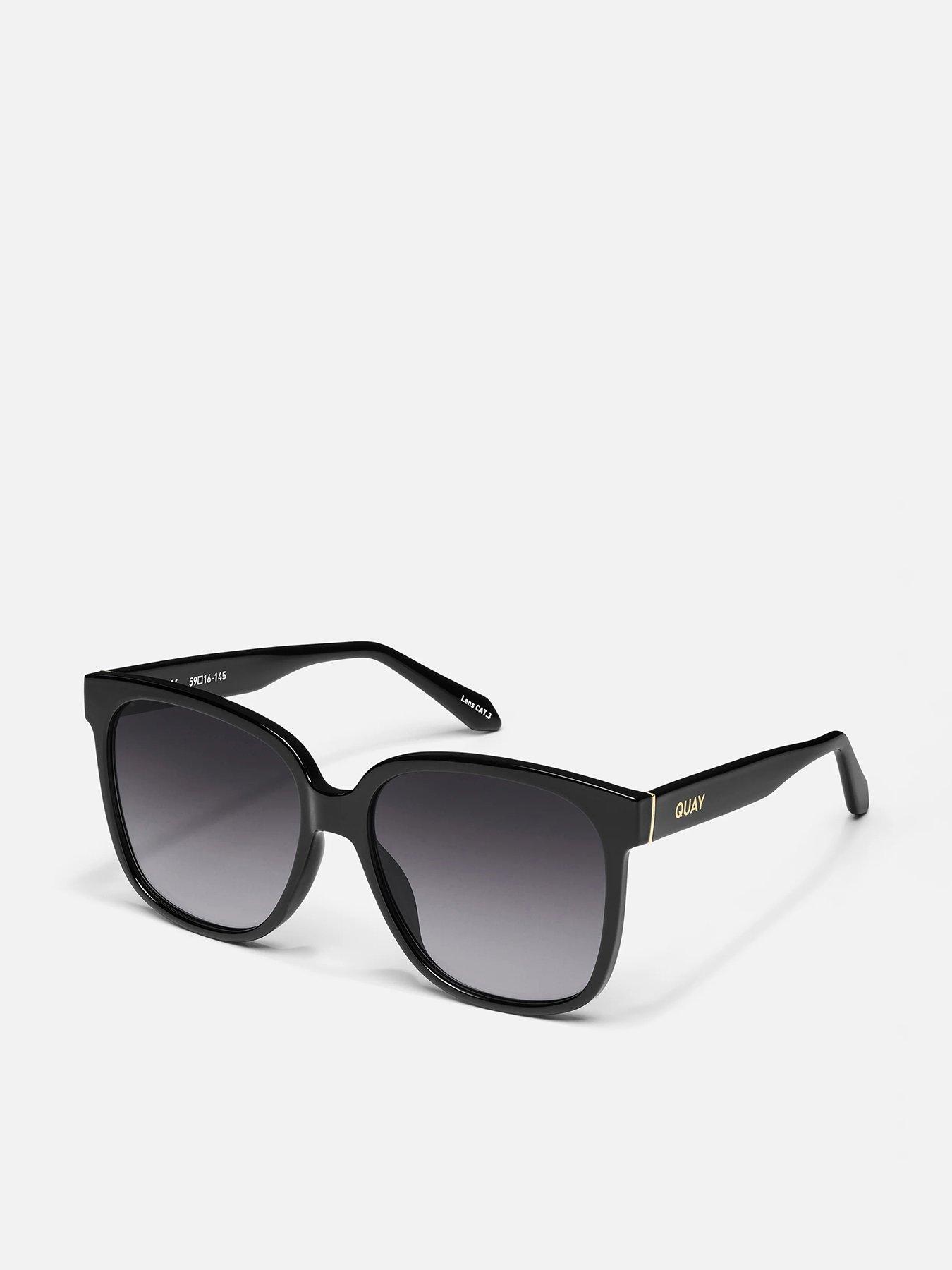 QUAY AUSTRALIA Wide Awake-black/smoke