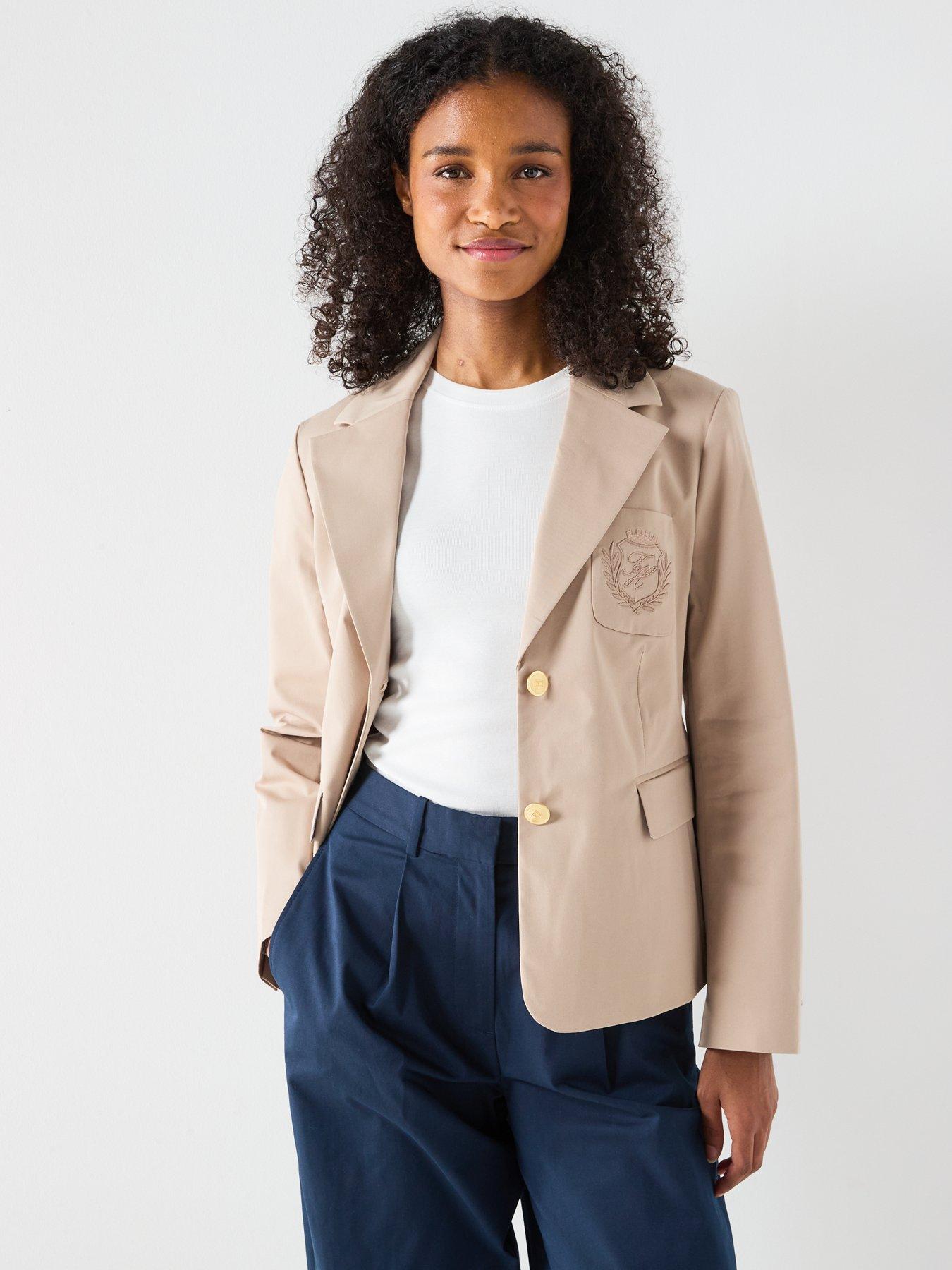 Image 5 of 6 of Tommy Hilfiger Preppy Slim Blazer - Beige