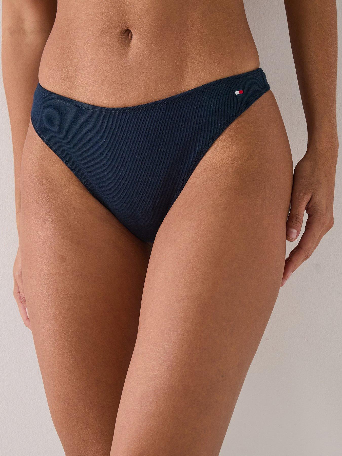 stillFront image of tommy-hilfiger-3-pack-dipped-thong-redwhiteblack