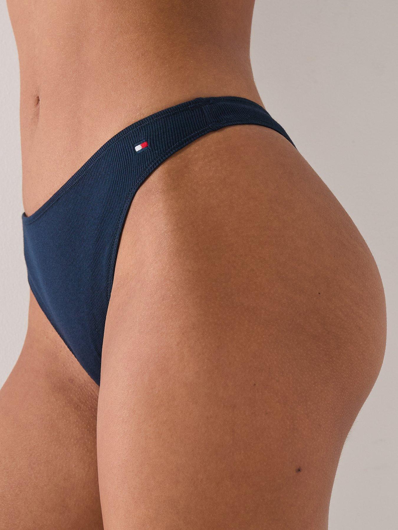  image of tommy-hilfiger-3-pack-dipped-thong-redwhiteblack