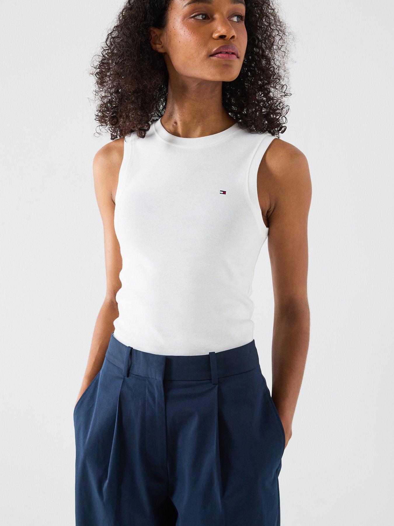  image of tommy-hilfiger-tank-top-white
