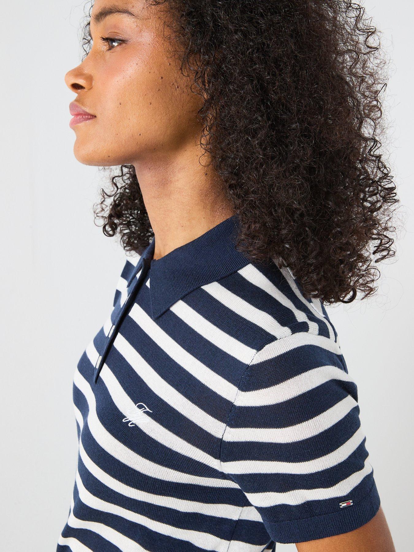  image of tommy-hilfiger-polo-sweater-blue-stripe