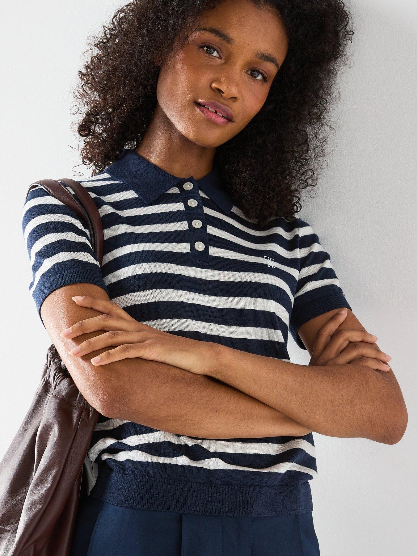  image of tommy-hilfiger-polo-sweater-blue-stripe