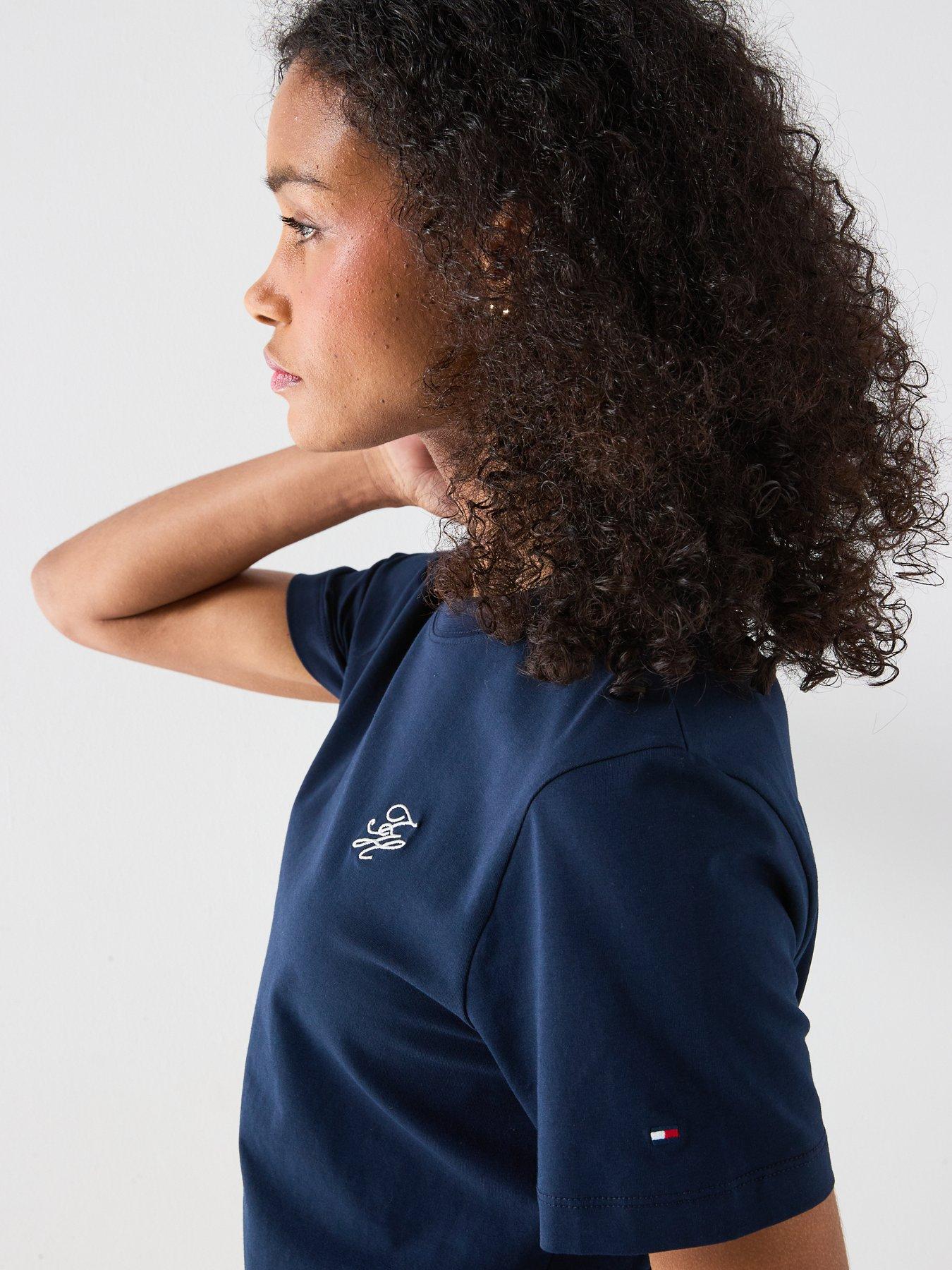 Image 4 of 5 of Tommy Hilfiger Short Sleeve T-Shirt - Blue - Navy