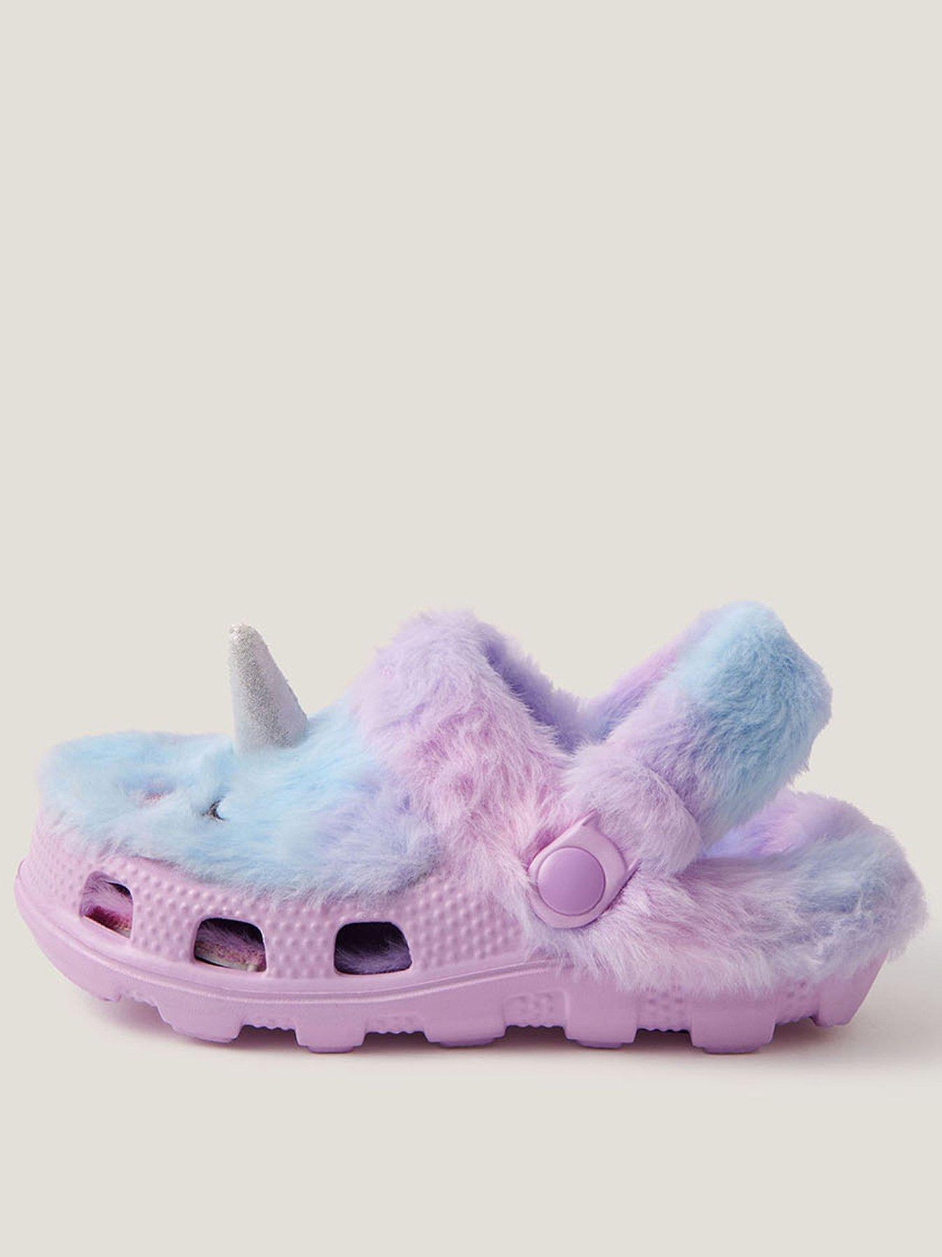 monsoon-girls-marble-fluffy-unicorn-sling-back-shoes-multi