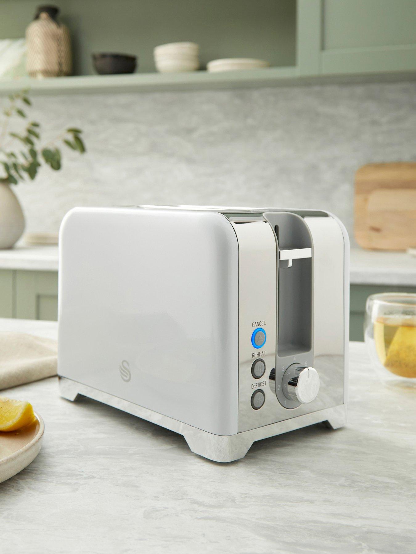  image of swan-solace-2-slice-toaster-twin-pack-white