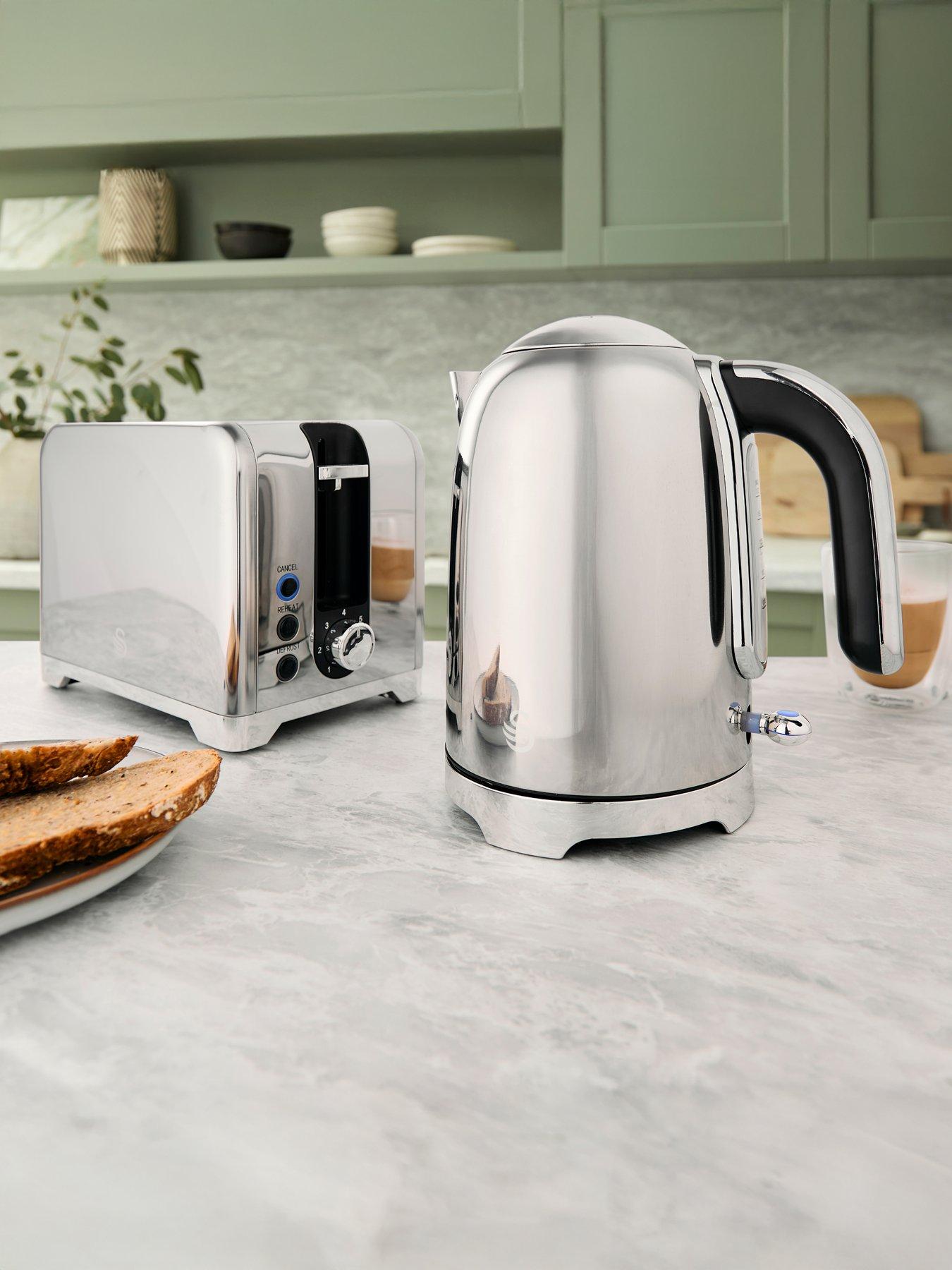 Image 3 of 7 of Swan Solace, 2 Slice Toaster Twin Pack Stainless Steel