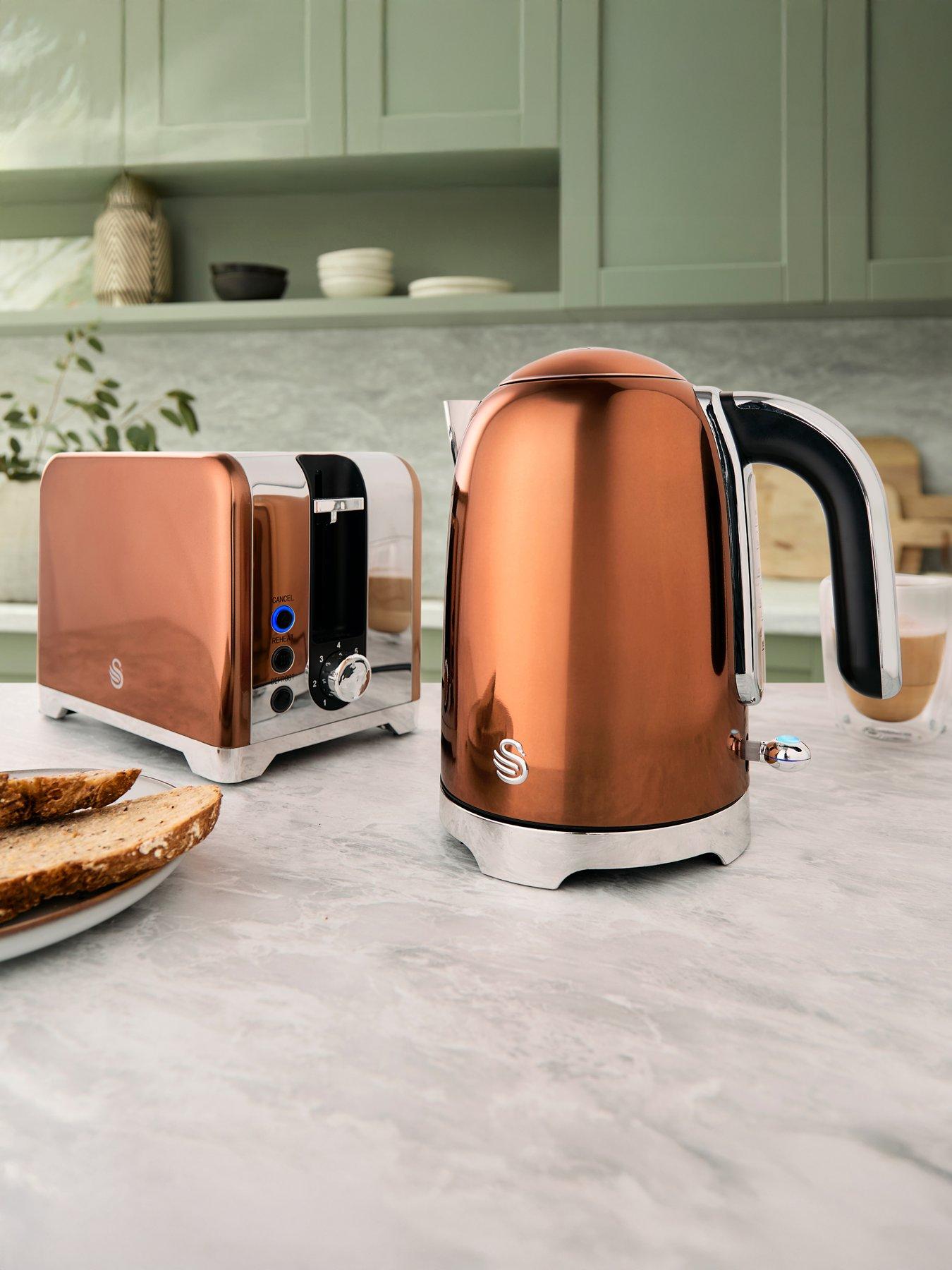 Image 7 of 7 of Swan Solace&nbsp;2 Slice Toaster Twin Pack -&nbsp;Copper