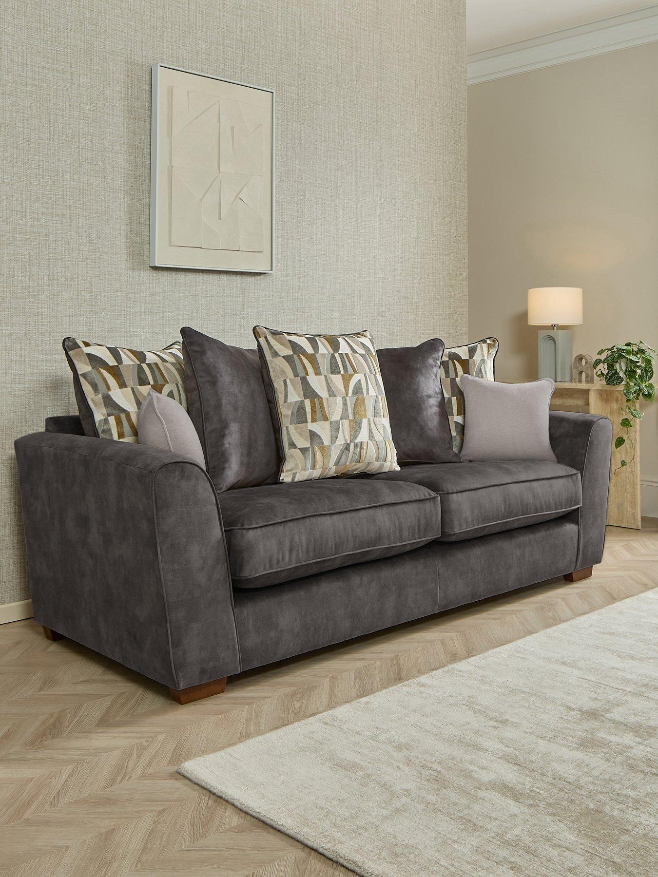 Very Home Como Fabric 4 Seater Sofa - Made to Order in the UK