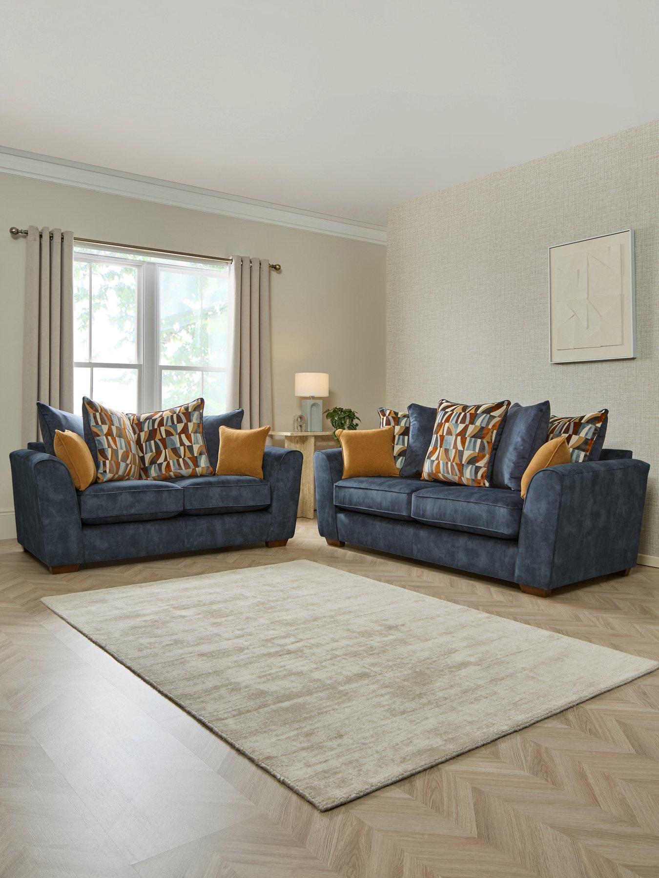 The Very Collection Como 3 Seater + 2 Seater Sofa Set (Buy  &  SAVE!) - Made to Order in the UK