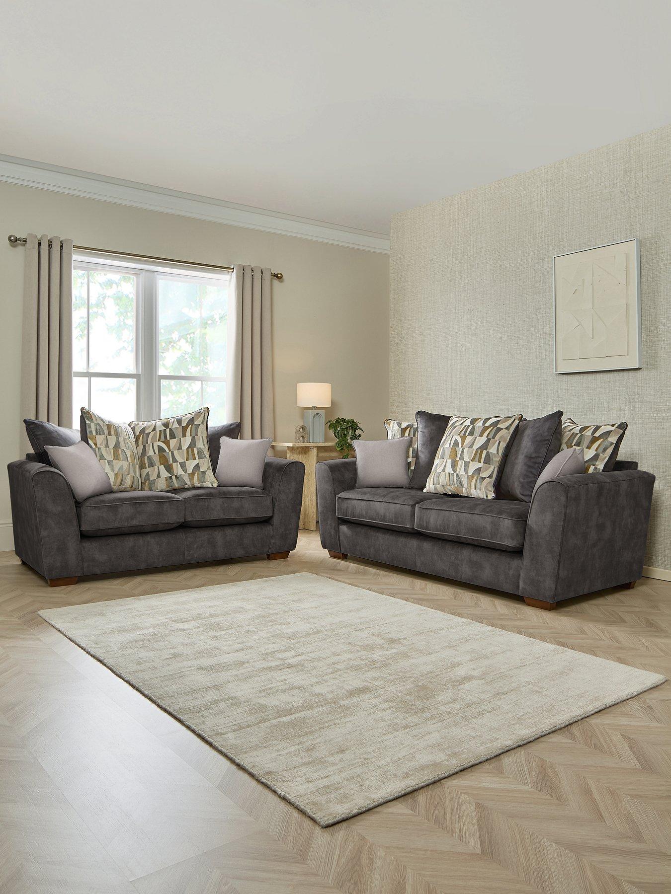 Very Home Como 3 Seater + 2 Seater Sofa Set (Buy  &  SAVE!) - Made to Order in the UK