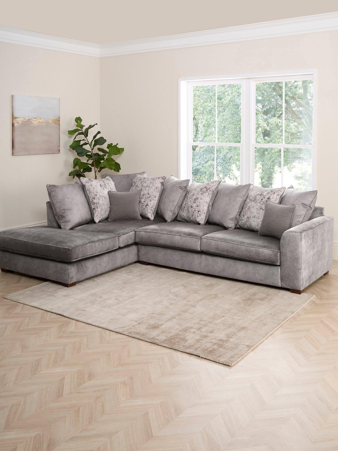 The Very Collection Portobello Fabric Left Hand Corner Chaise - Made to Order in the UK