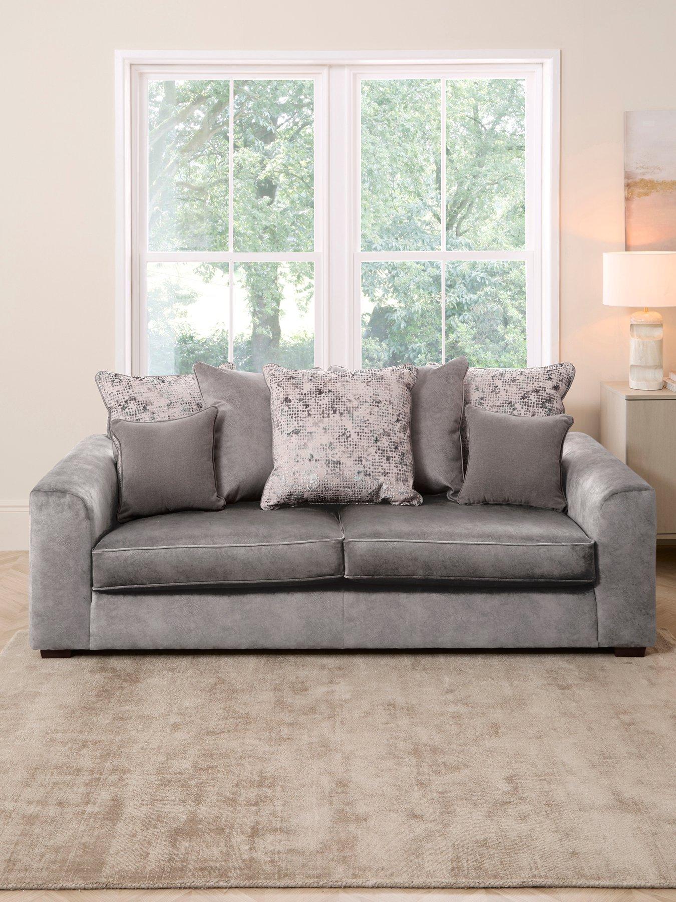 The Very Collection Portobello Fabric 3 Seater Sofa - Made to Order in the UK