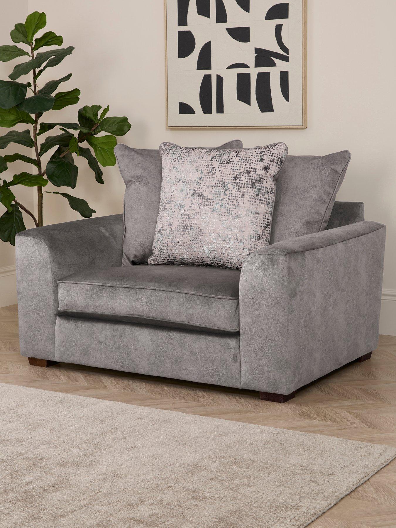 The Very Collection Portobello Fabric Snuggle Chair - Made to Order in the UK