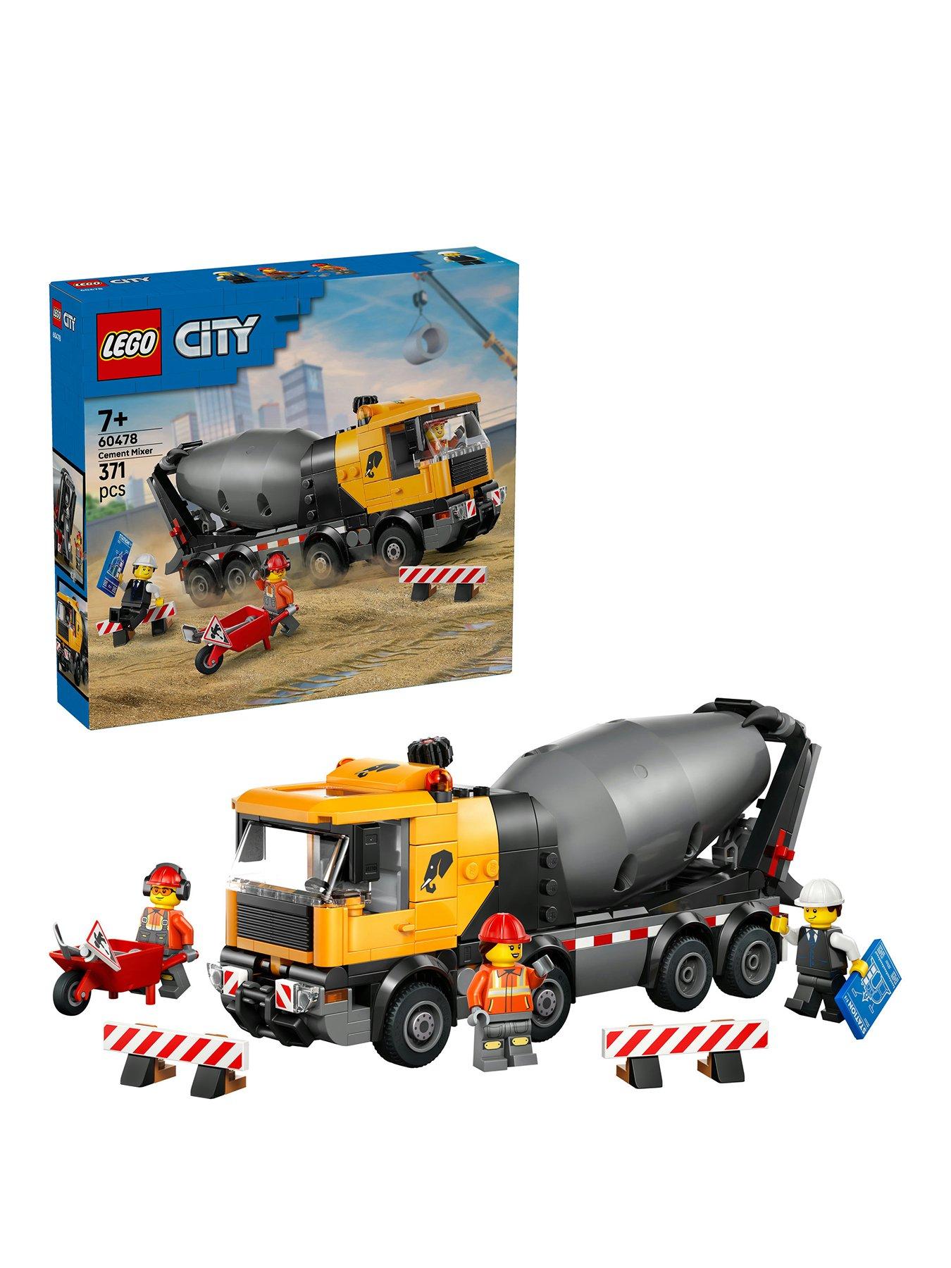 Image 1 of 8 of LEGO City Cement Mixer Truck Construction Toy 60478