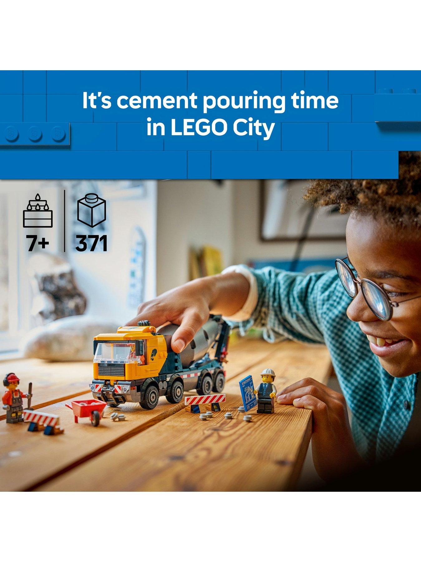 Image 2 of 8 of LEGO City Cement Mixer Truck Construction Toy 60478