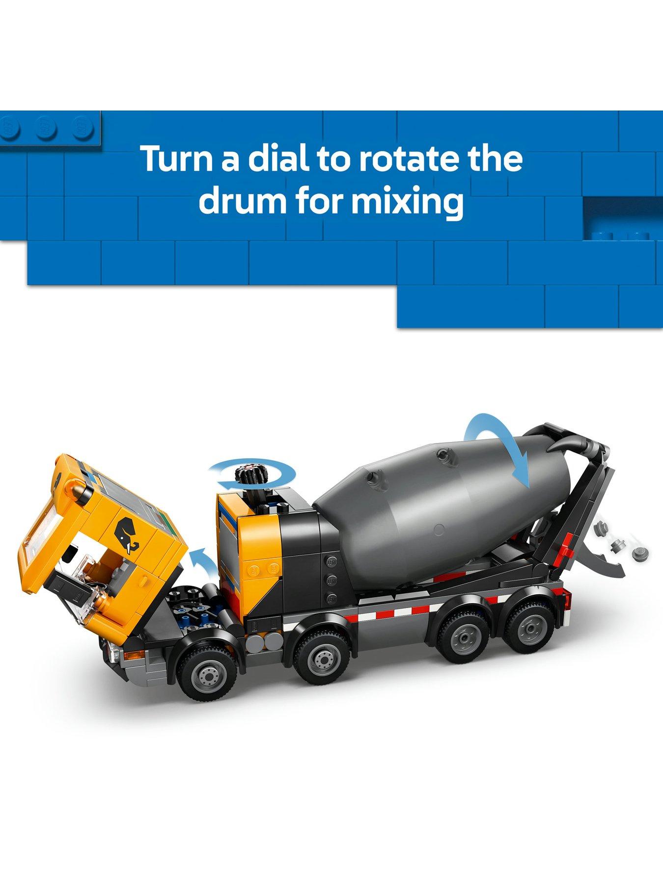 Image 3 of 8 of LEGO City Cement Mixer Truck Construction Toy 60478