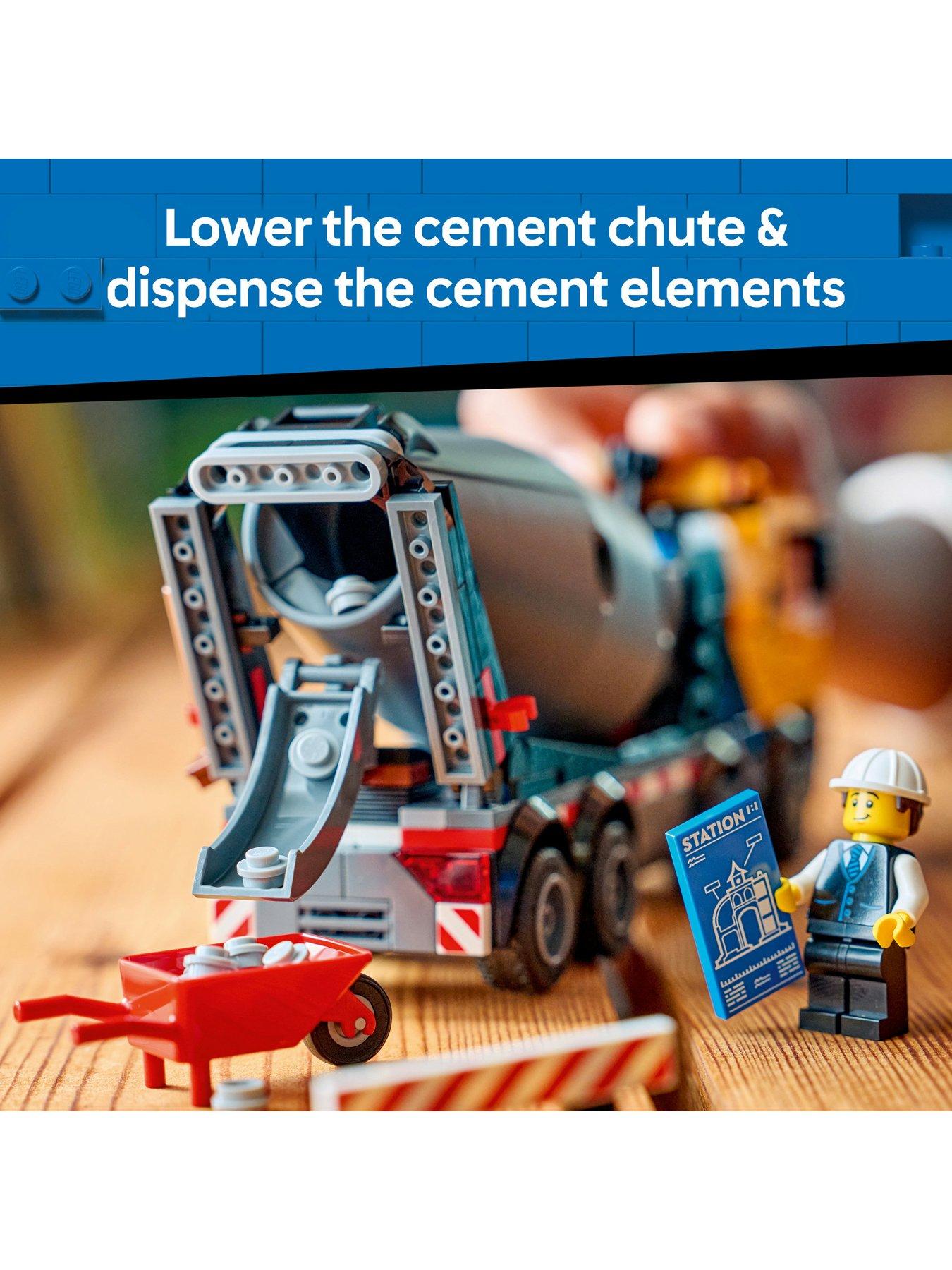 Image 4 of 8 of LEGO City Cement Mixer Truck Construction Toy 60478
